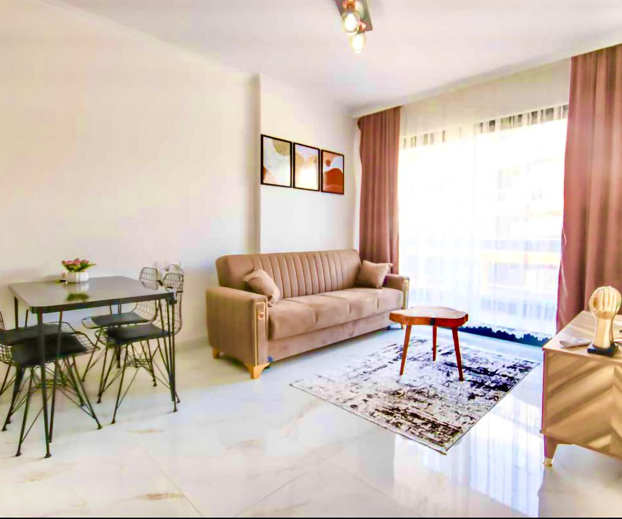 Luxuriöses 1+1 Apartment mit Bergblick, Alanya - Avsallar