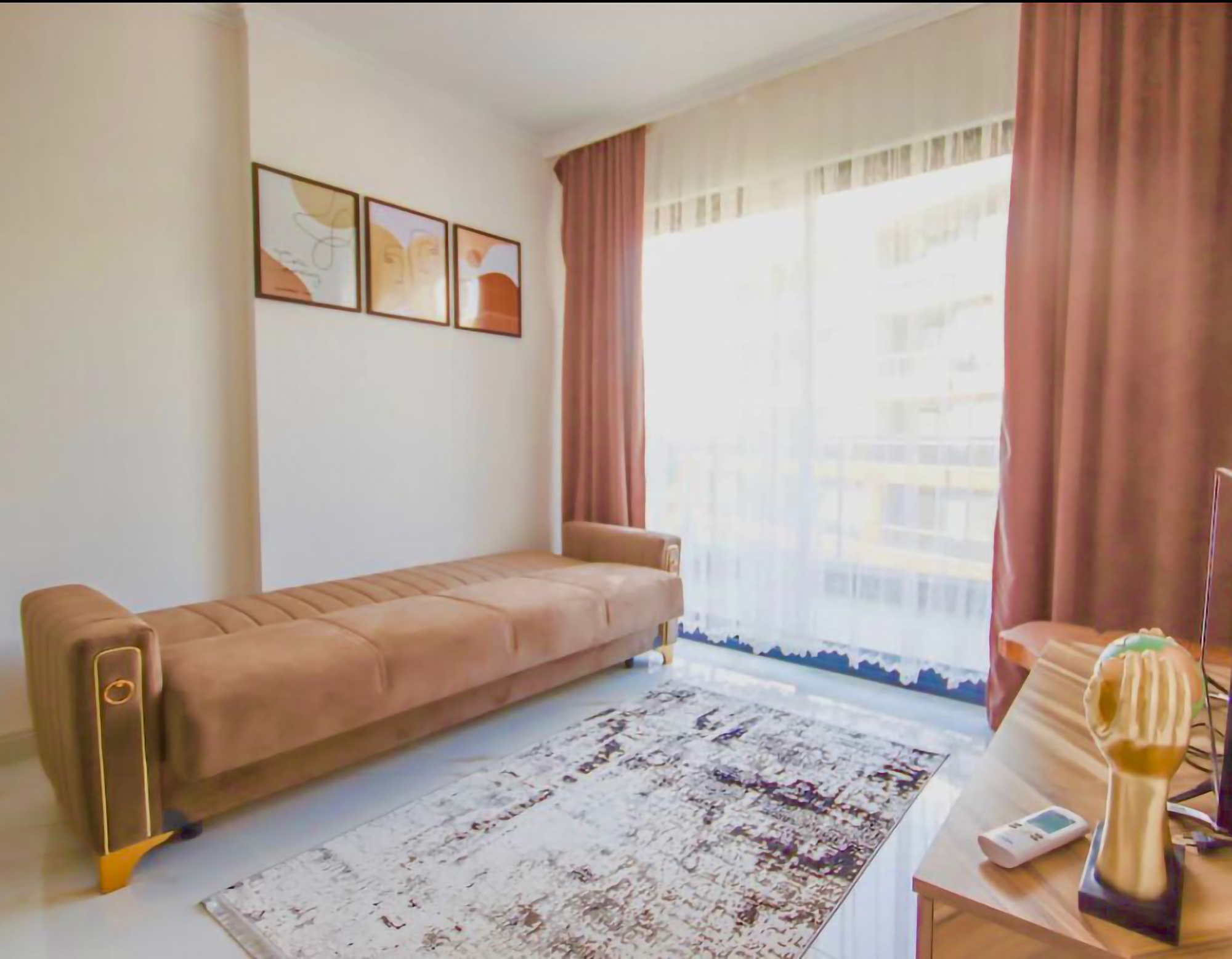 Luxuriöses 1+1 Apartment mit Bergblick, Alanya - Avsallar