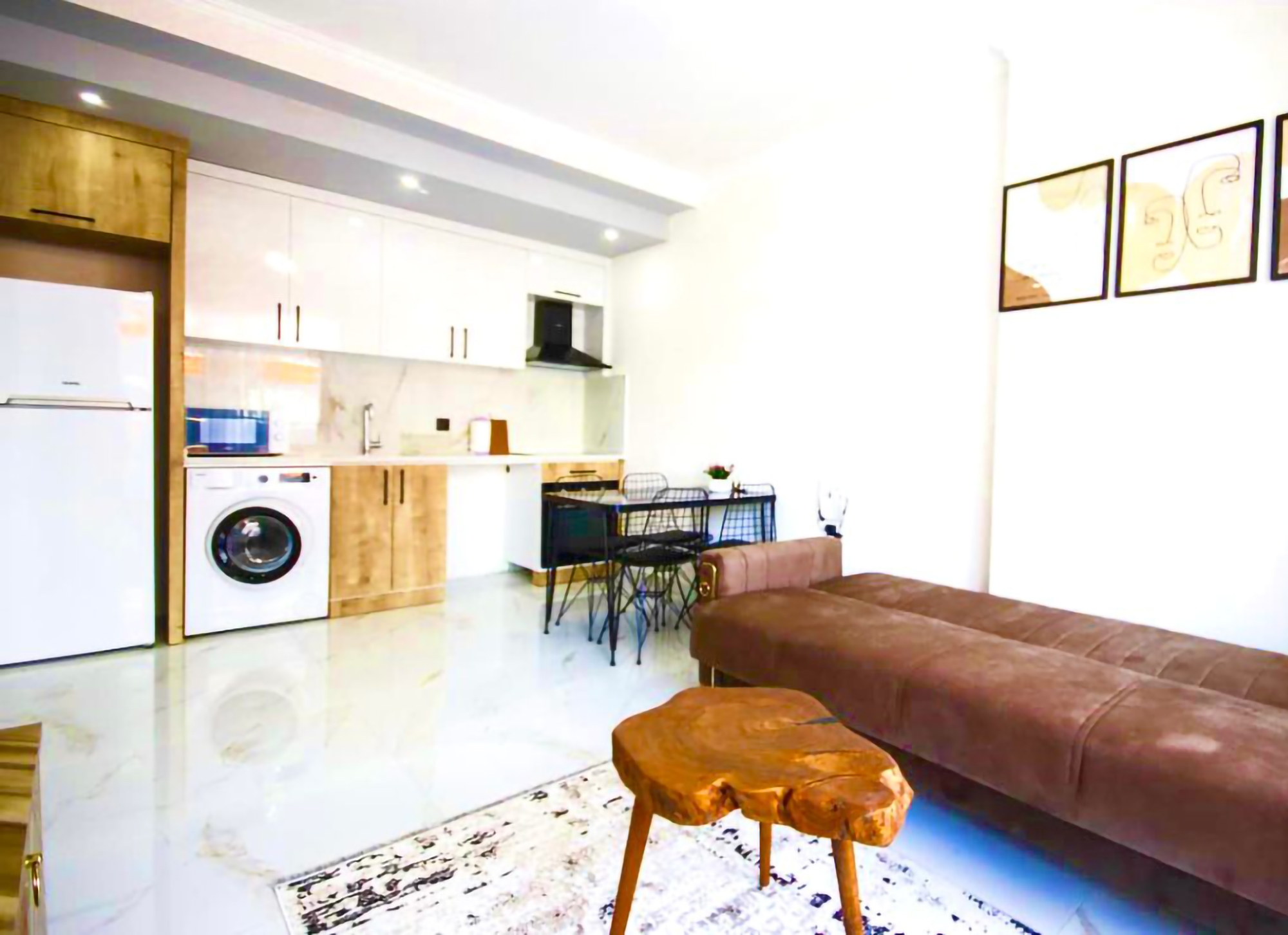 Luxuriöses 1+1 Apartment mit Bergblick, Alanya - Avsallar