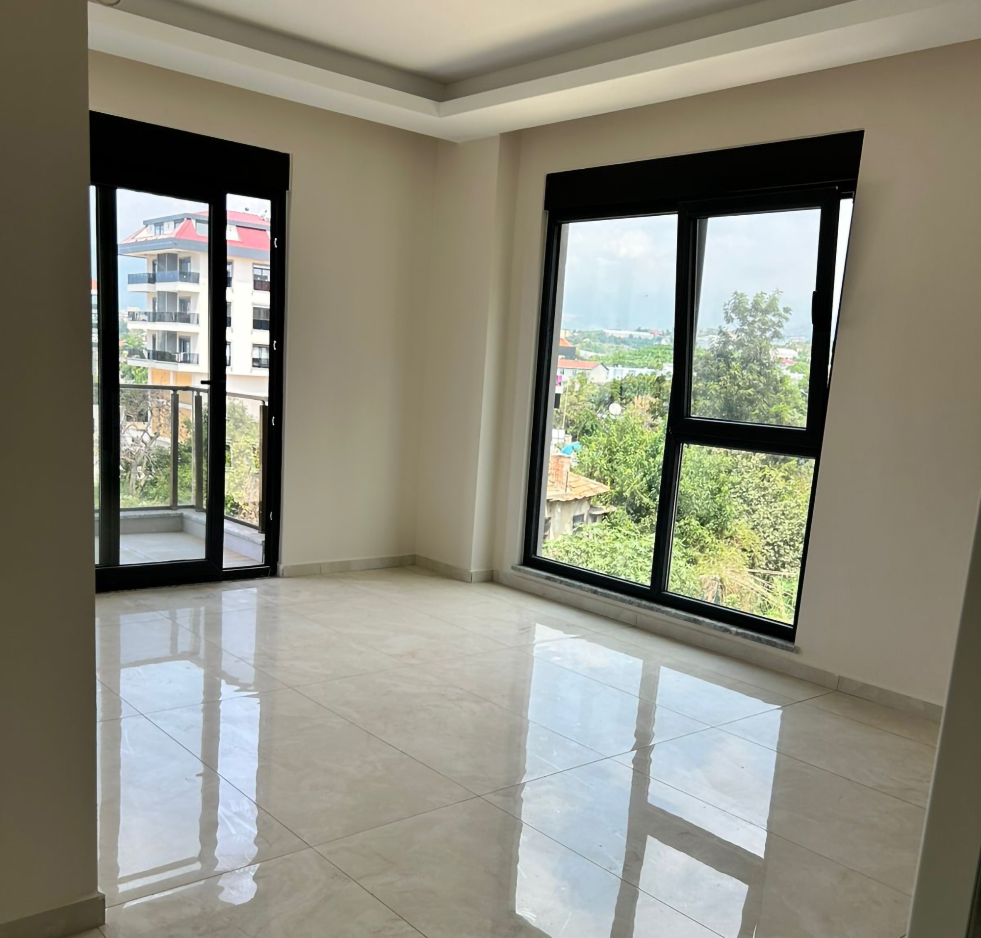Meerblick 1+1 Wohnung in Kestel, Alanya
