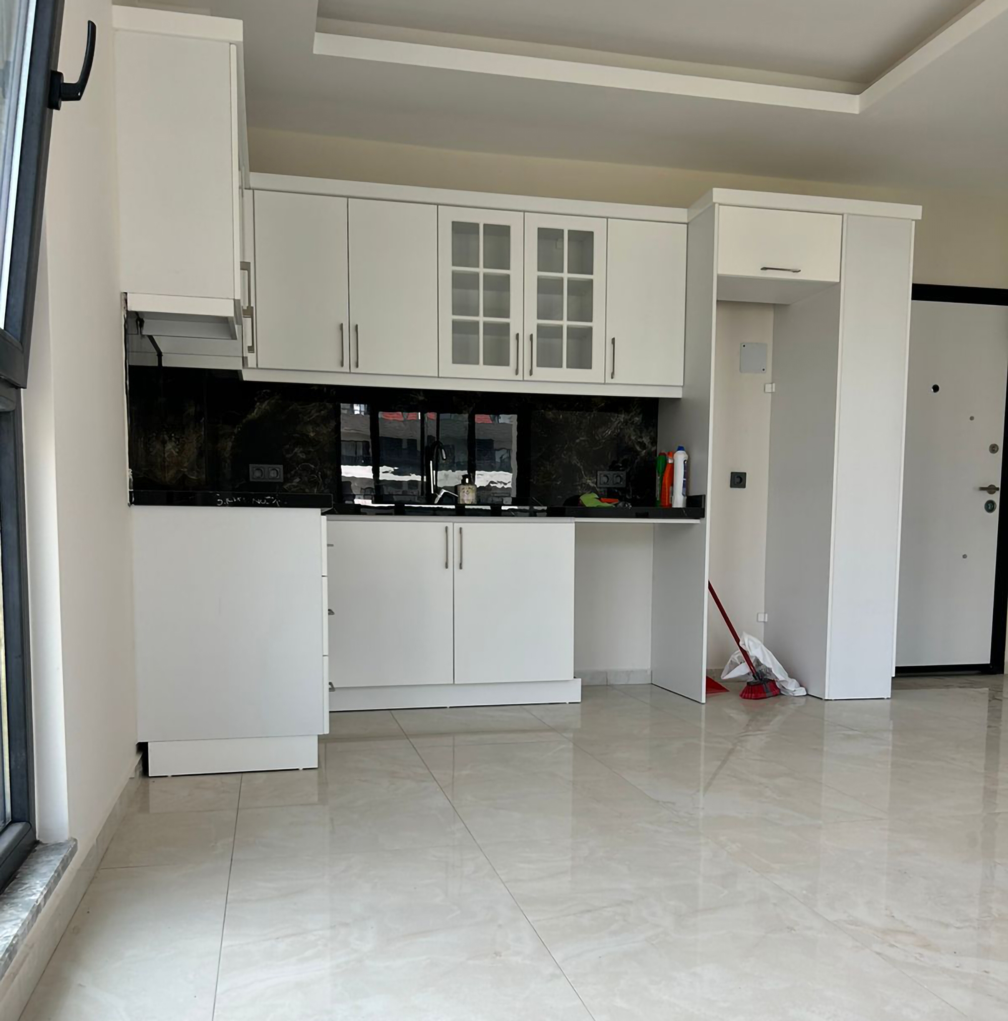 Meerblick 1+1 Wohnung in Kestel, Alanya