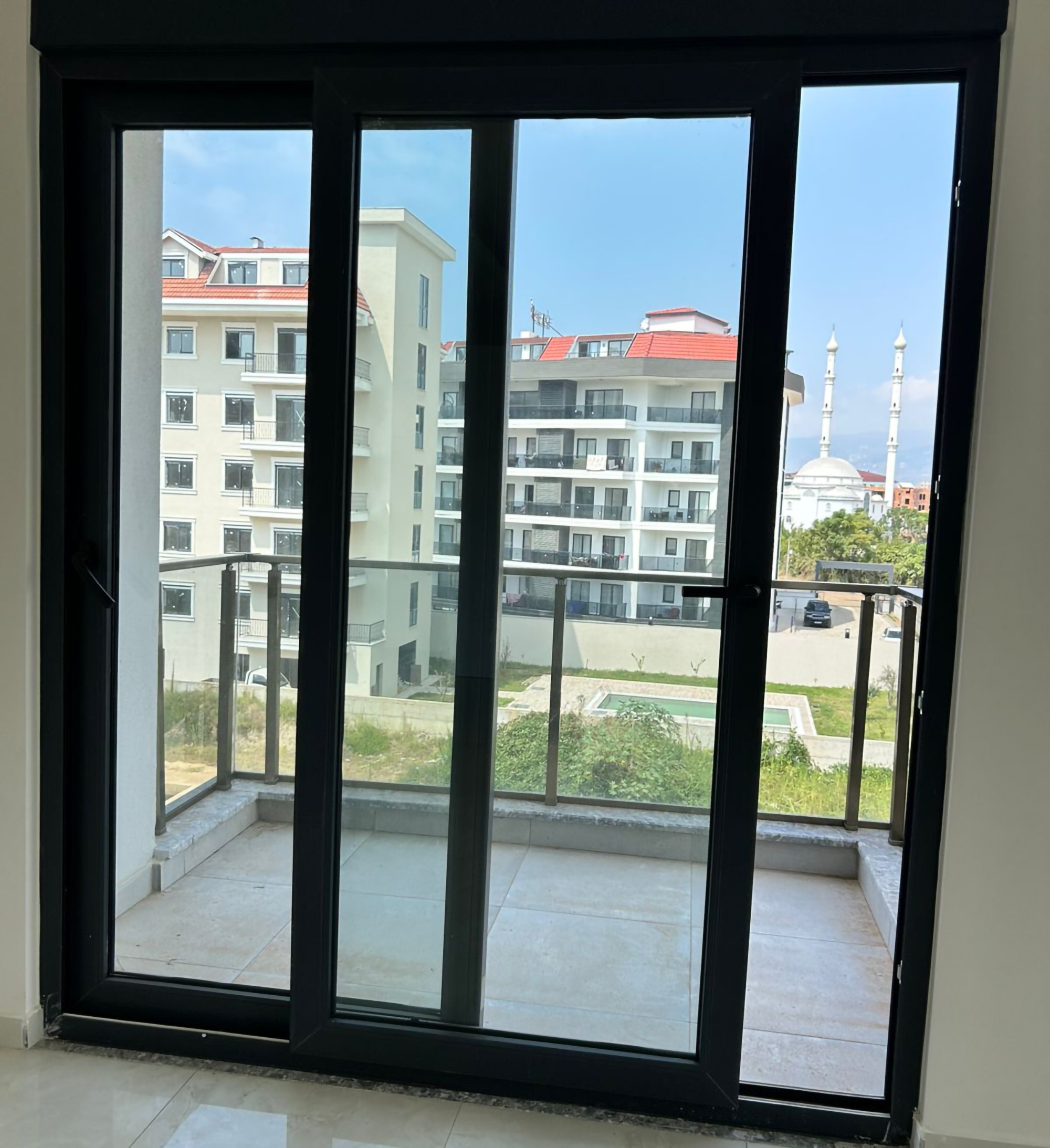 Meerblick 1+1 Wohnung in Kestel, Alanya