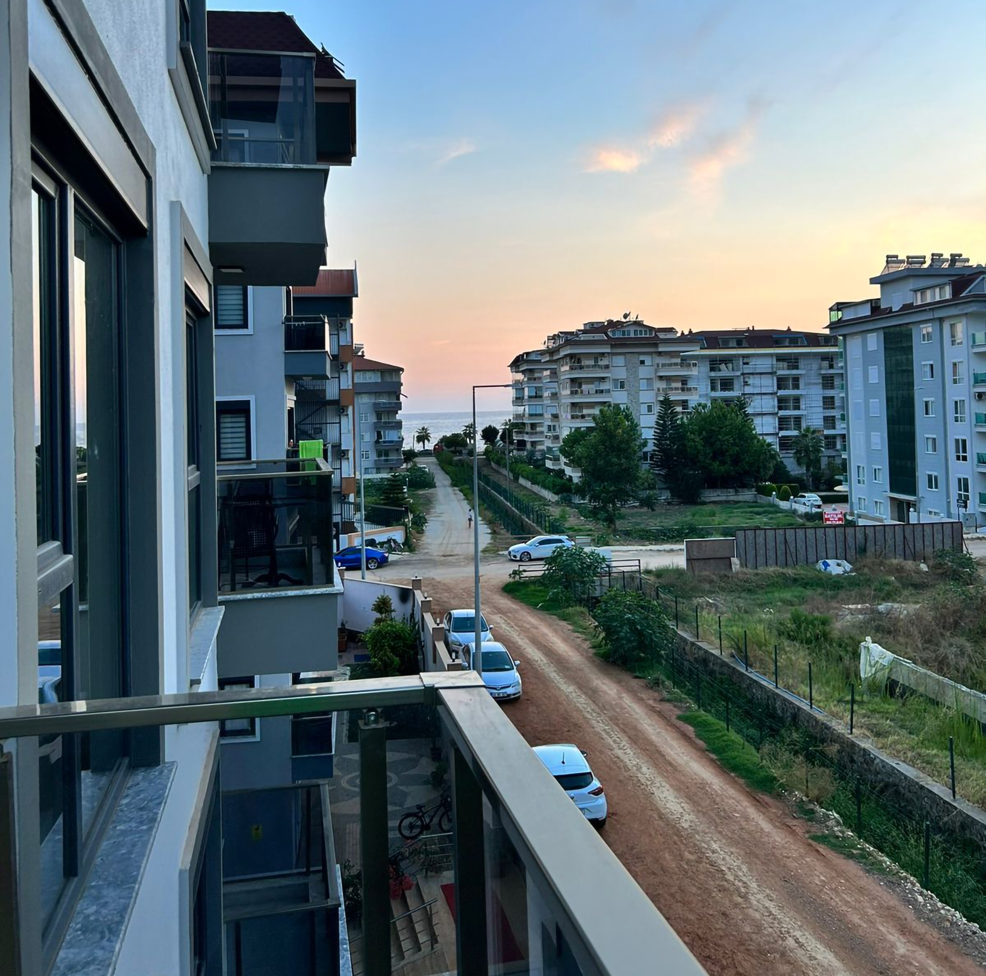Meerblick 1+1 Wohnung in Kestel, Alanya