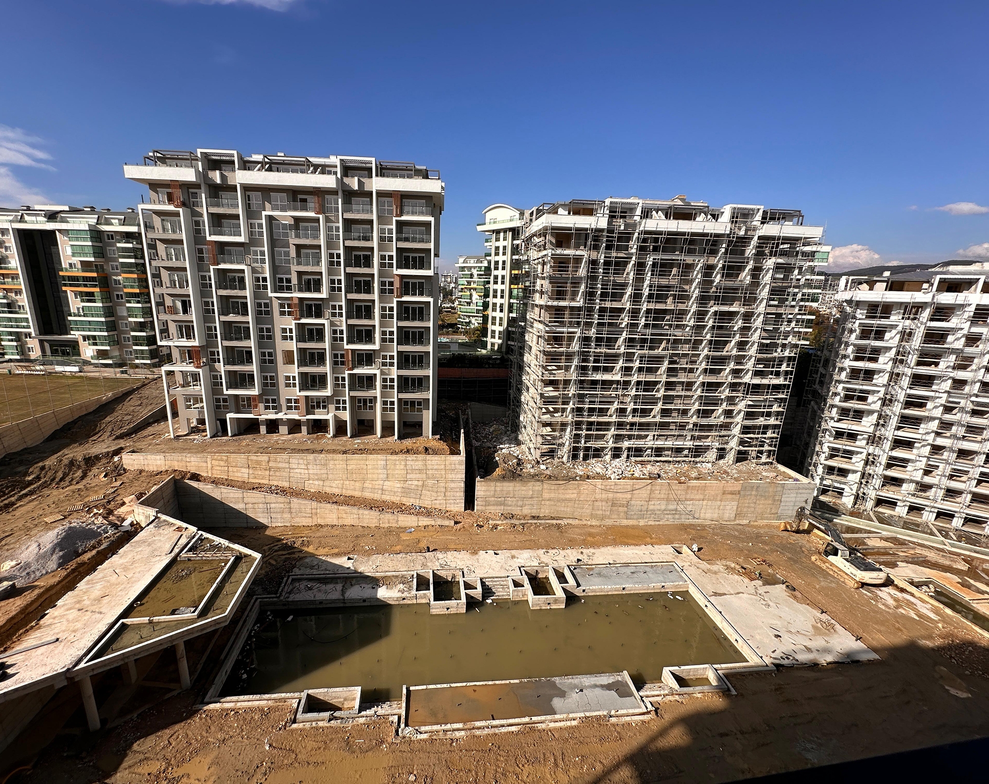 Luxuriöses 1+1 Apartment mit Bergblick, Alanya - Avsallar