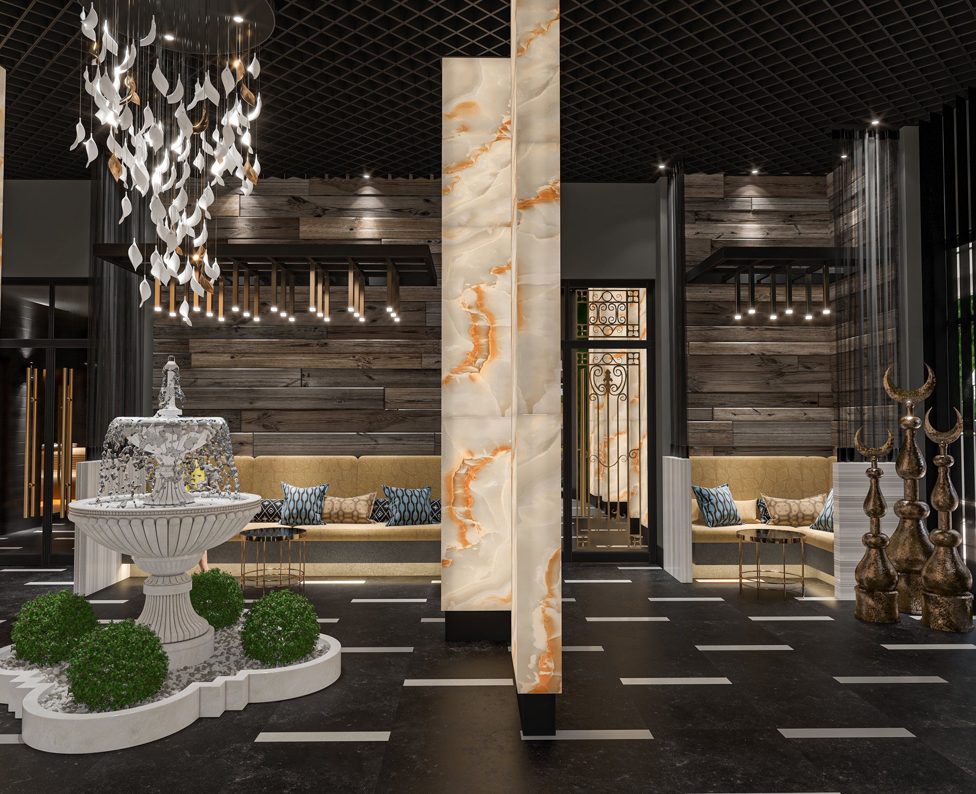 Luxuriöses 1+1 Apartment mit Bergblick, Alanya - Avsallar