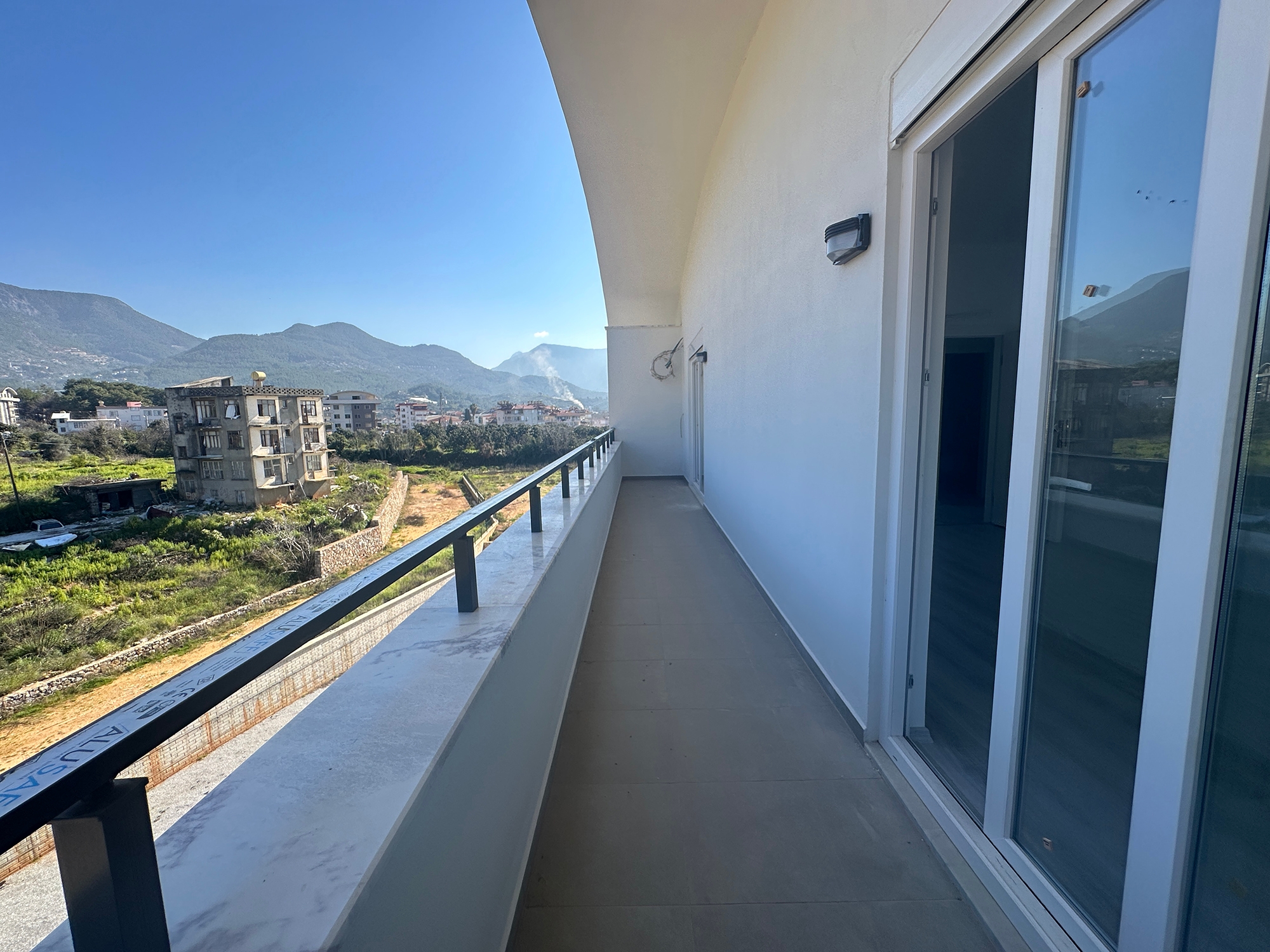 Romslig 3+1 Penthouse med Fjellutsikt, Alanya - Oba