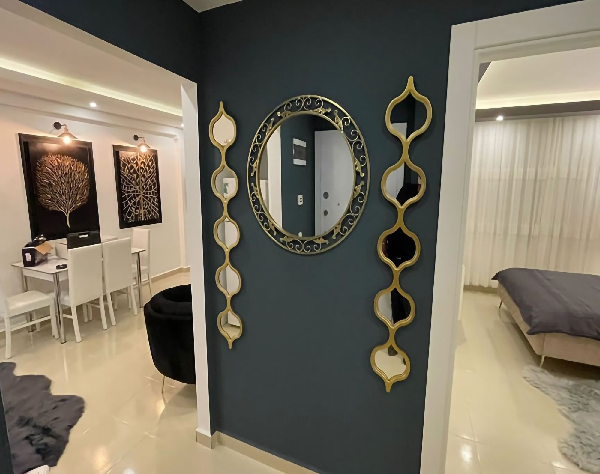 Luxuriöses 1+1 Apartment mit Bergblick, Alanya