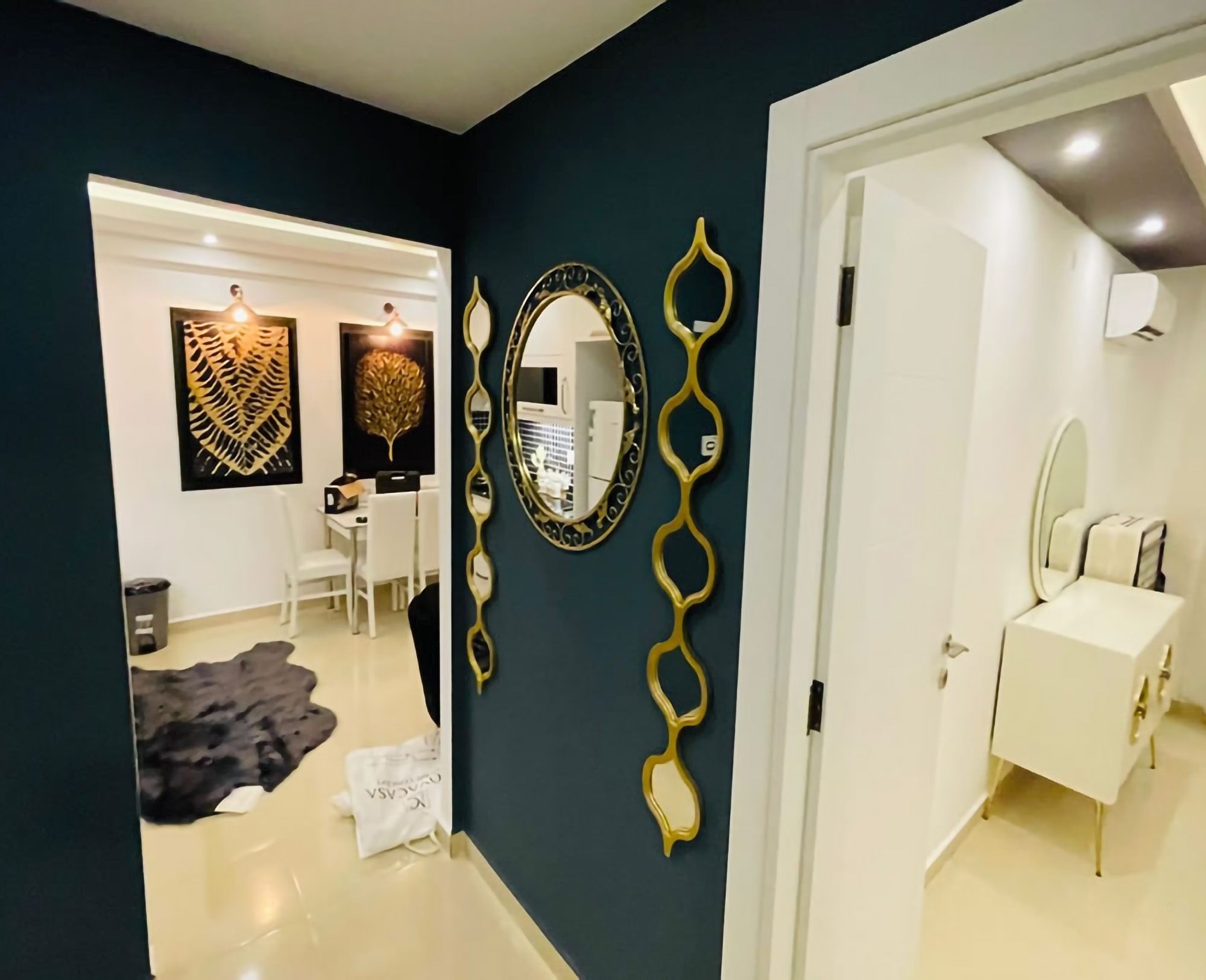 Luxuriöses 1+1 Apartment mit Bergblick, Alanya