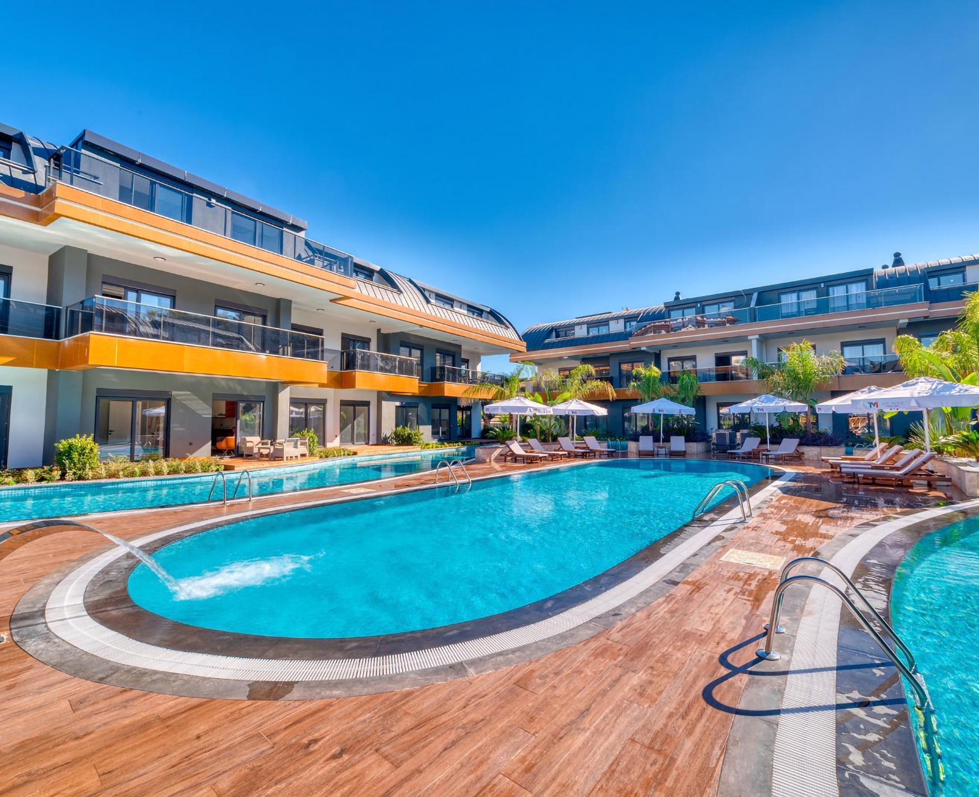 Ylellinen 4+1 kattohuoneisto vuorinäköalalla, Alanya - Avsallar