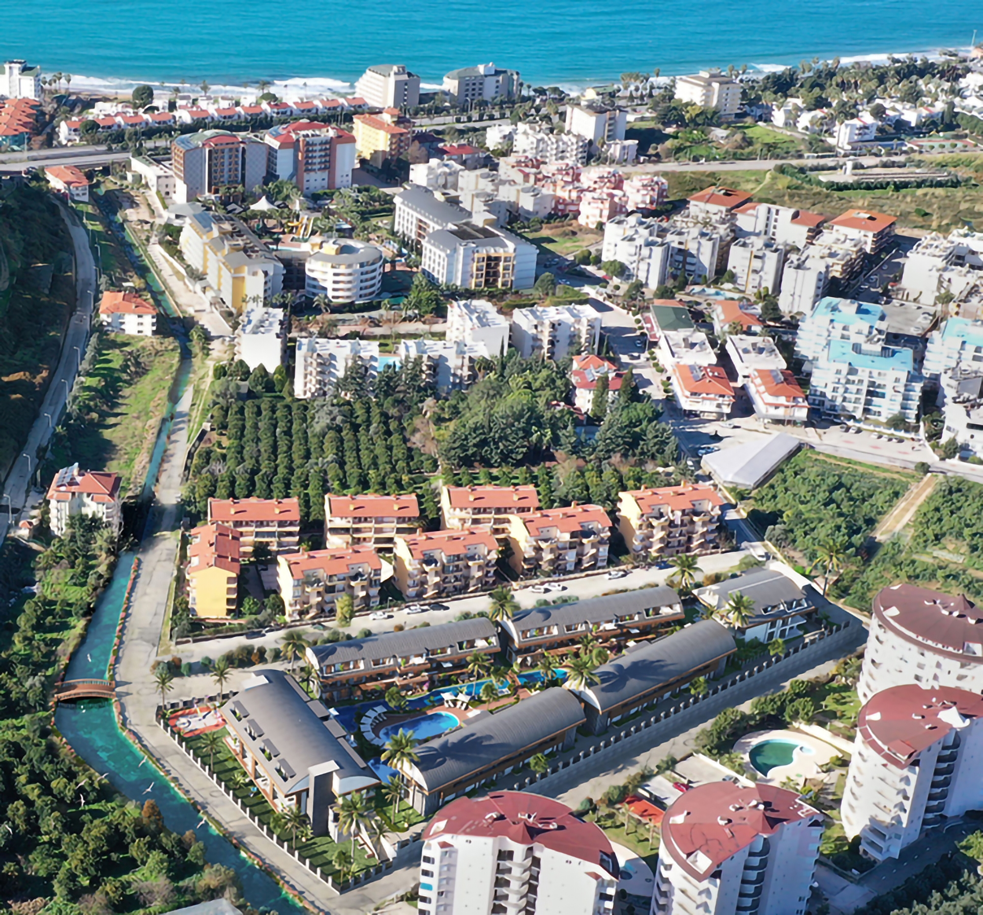 Luxurious 2+1 Penthouse with Mountain View in Avsallar, Alanya