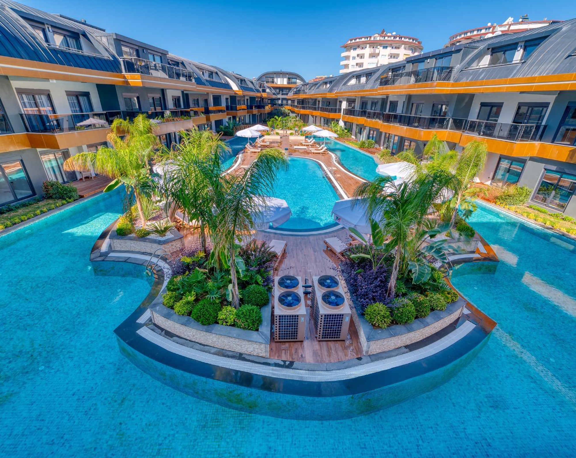 Luxurious 2+1 Penthouse with Mountain View in Avsallar, Alanya