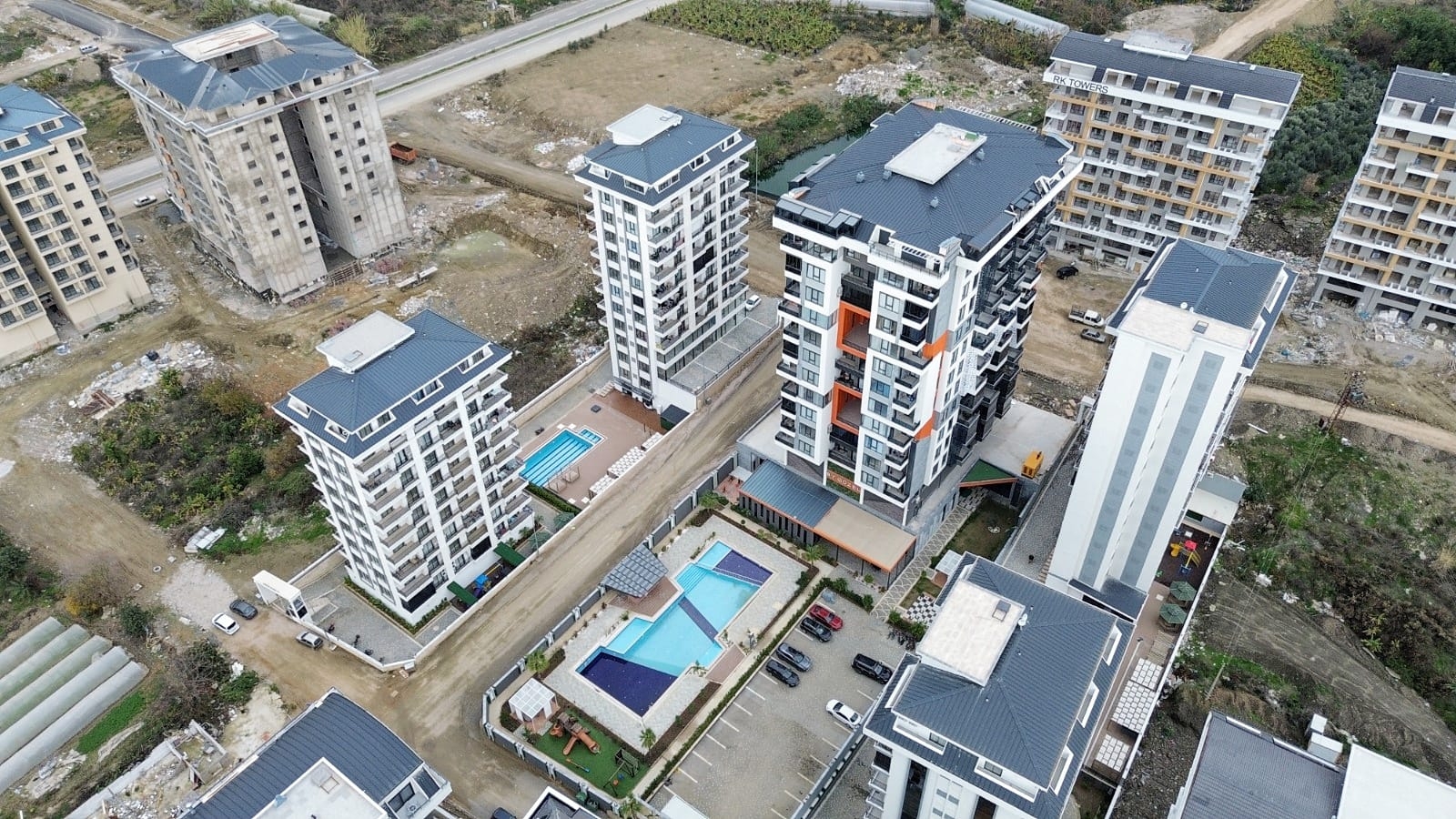 Luxurious 2+1 Apartment with Mountain View, Alanya - Mahmutlar