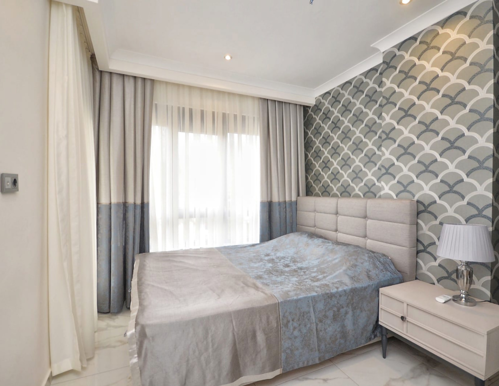 Luxury 1+1 Apartment with Mountain View in Mahmutlar, Alanya