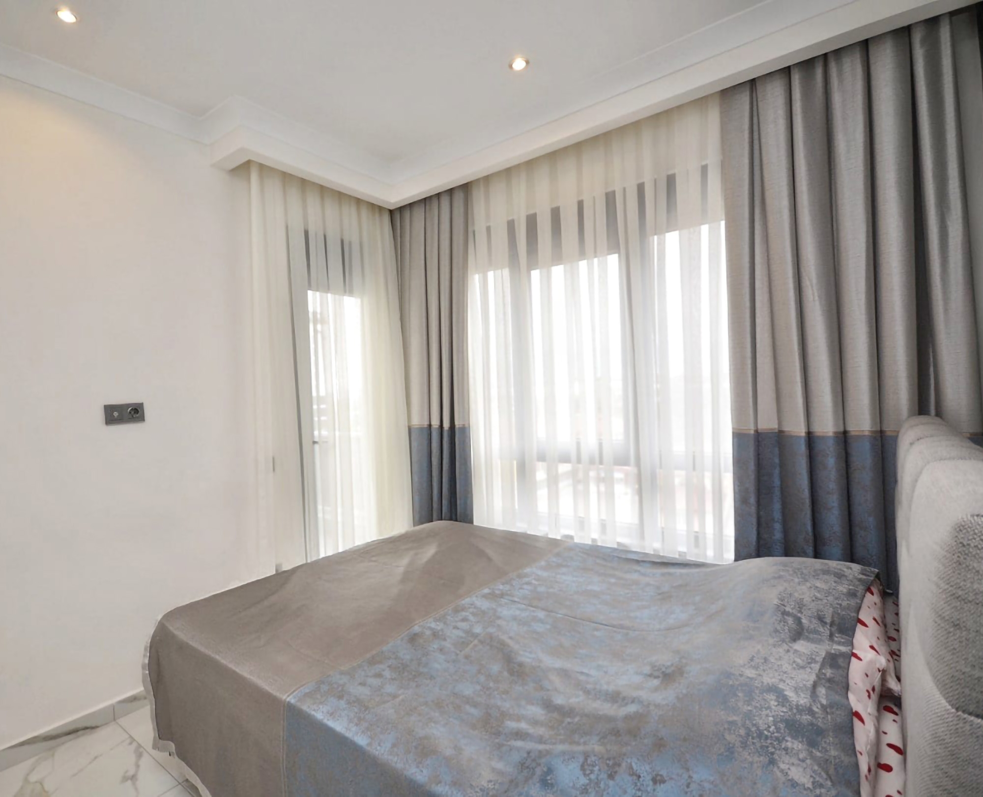 Luxury 1+1 Apartment with Mountain View in Mahmutlar, Alanya