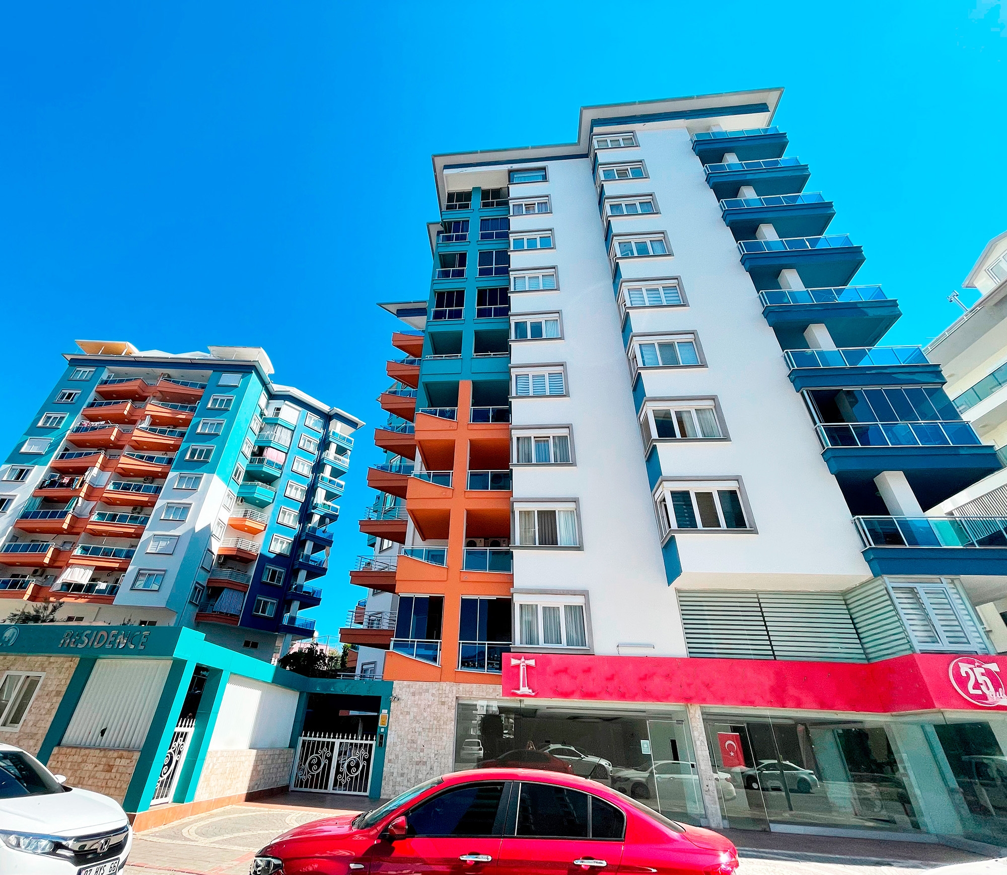 Luxuriöses 2+1 Apartment mit Bergblick in Tosmur, Alanya