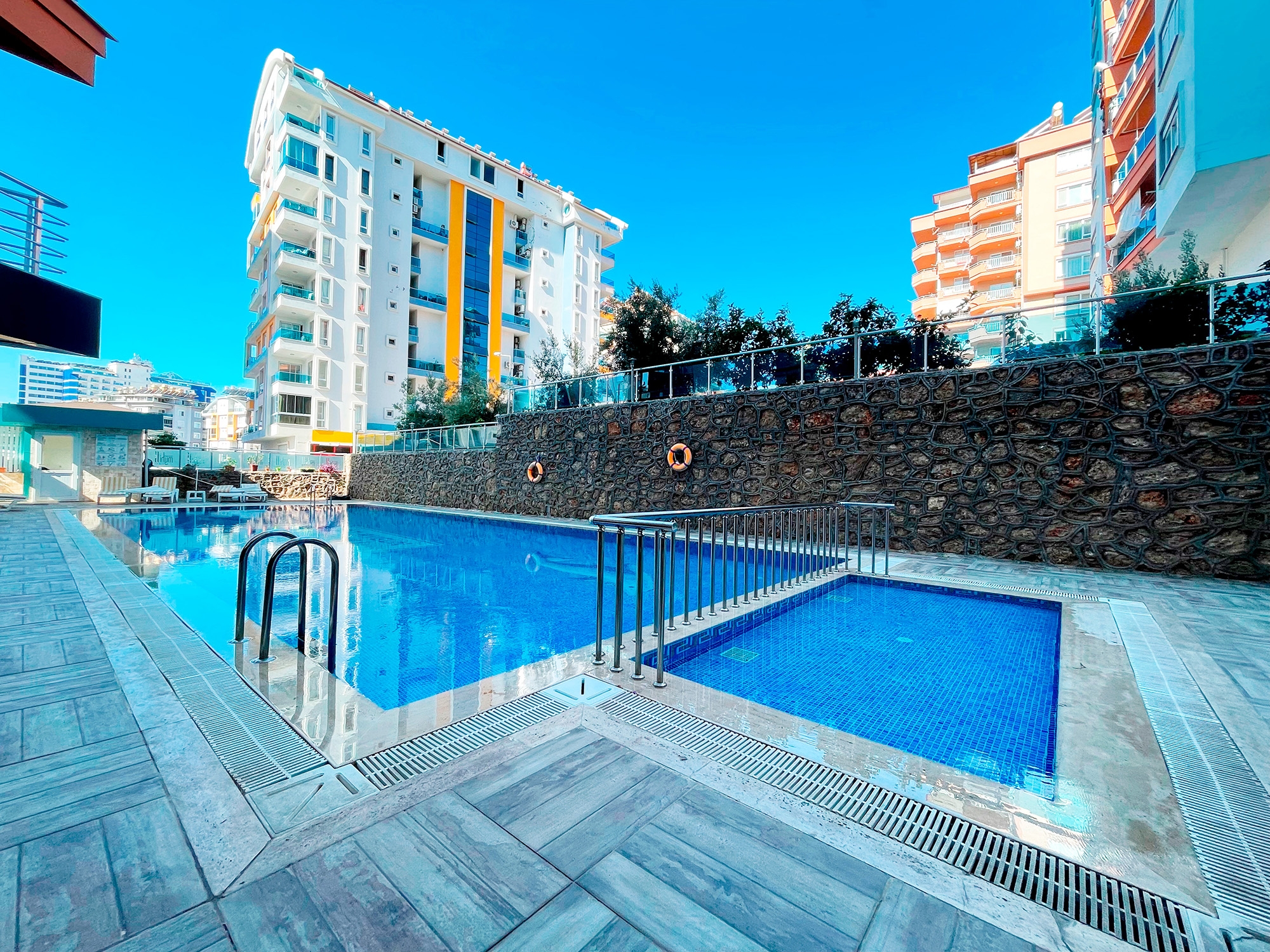 Luxuriöses 2+1 Apartment mit Bergblick in Tosmur, Alanya