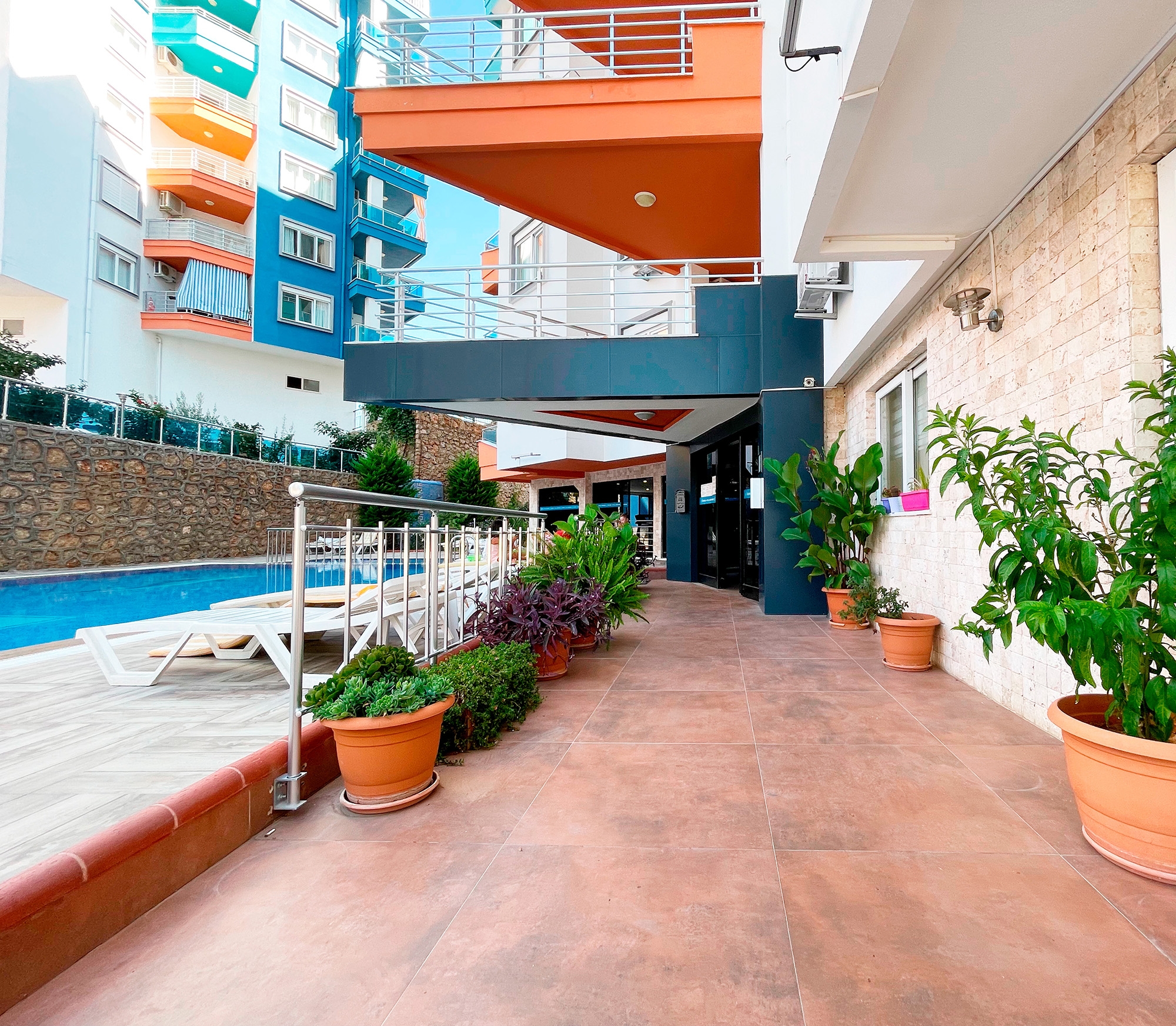 Luxuriöses 2+1 Apartment mit Bergblick in Tosmur, Alanya