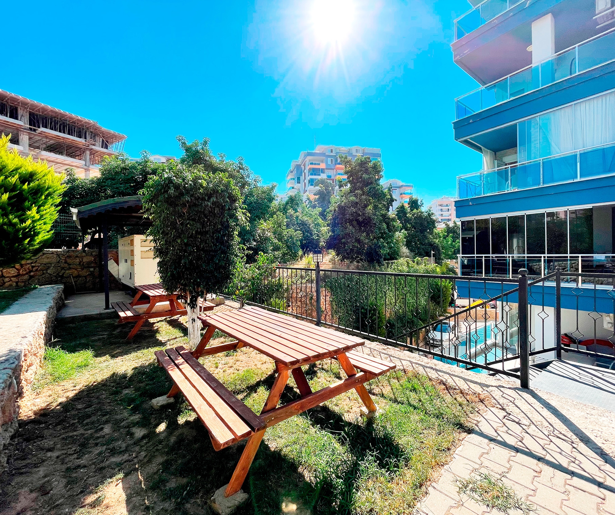 Luxuriöses 2+1 Apartment mit Bergblick in Tosmur, Alanya