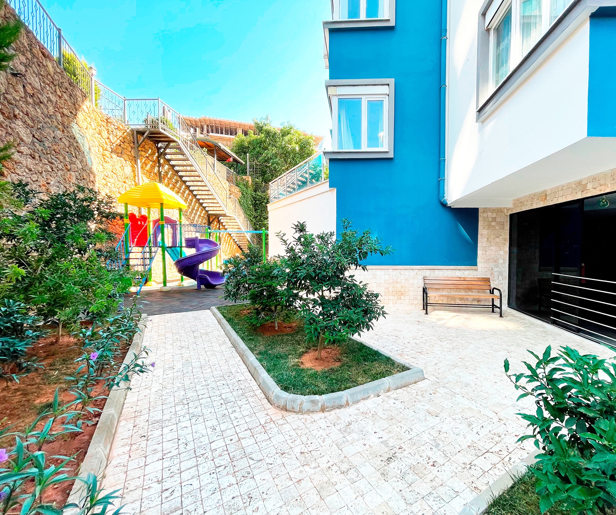 Luxuriöses 2+1 Apartment mit Bergblick in Tosmur, Alanya