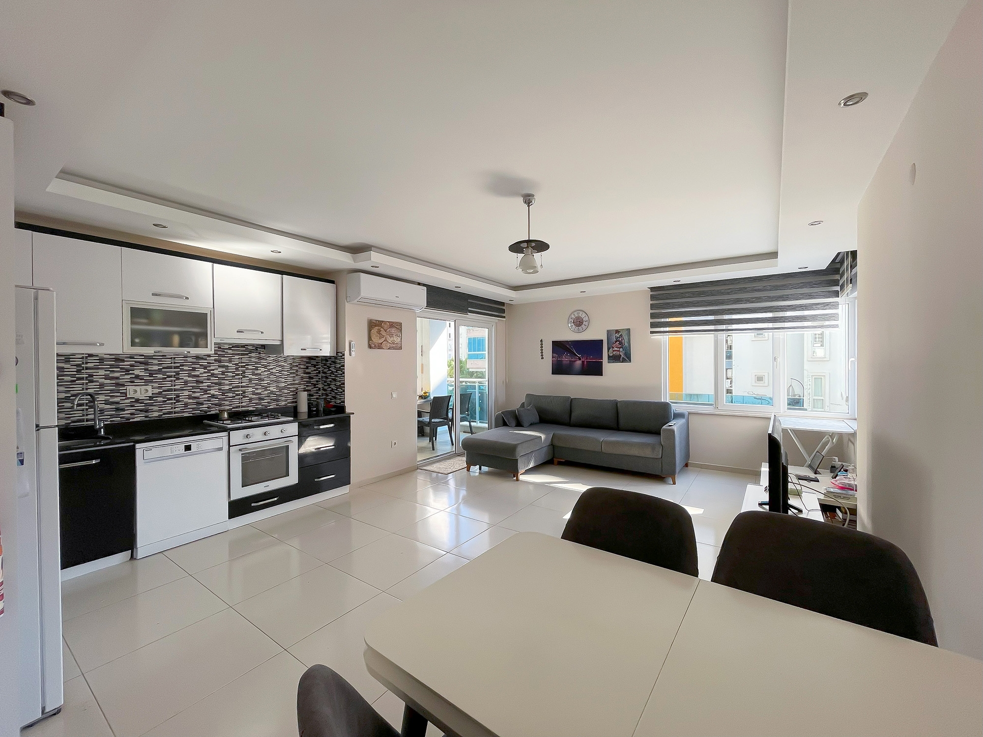 Luxuriöses 2+1 Apartment mit Bergblick in Tosmur, Alanya