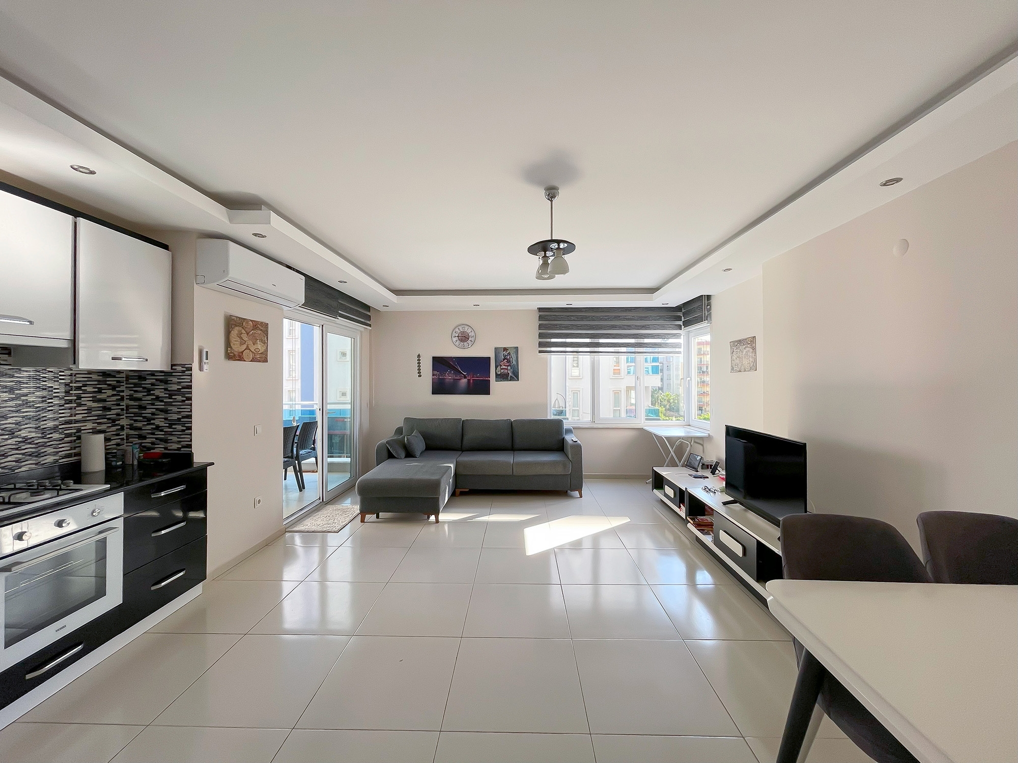Luxuriöses 2+1 Apartment mit Bergblick in Tosmur, Alanya