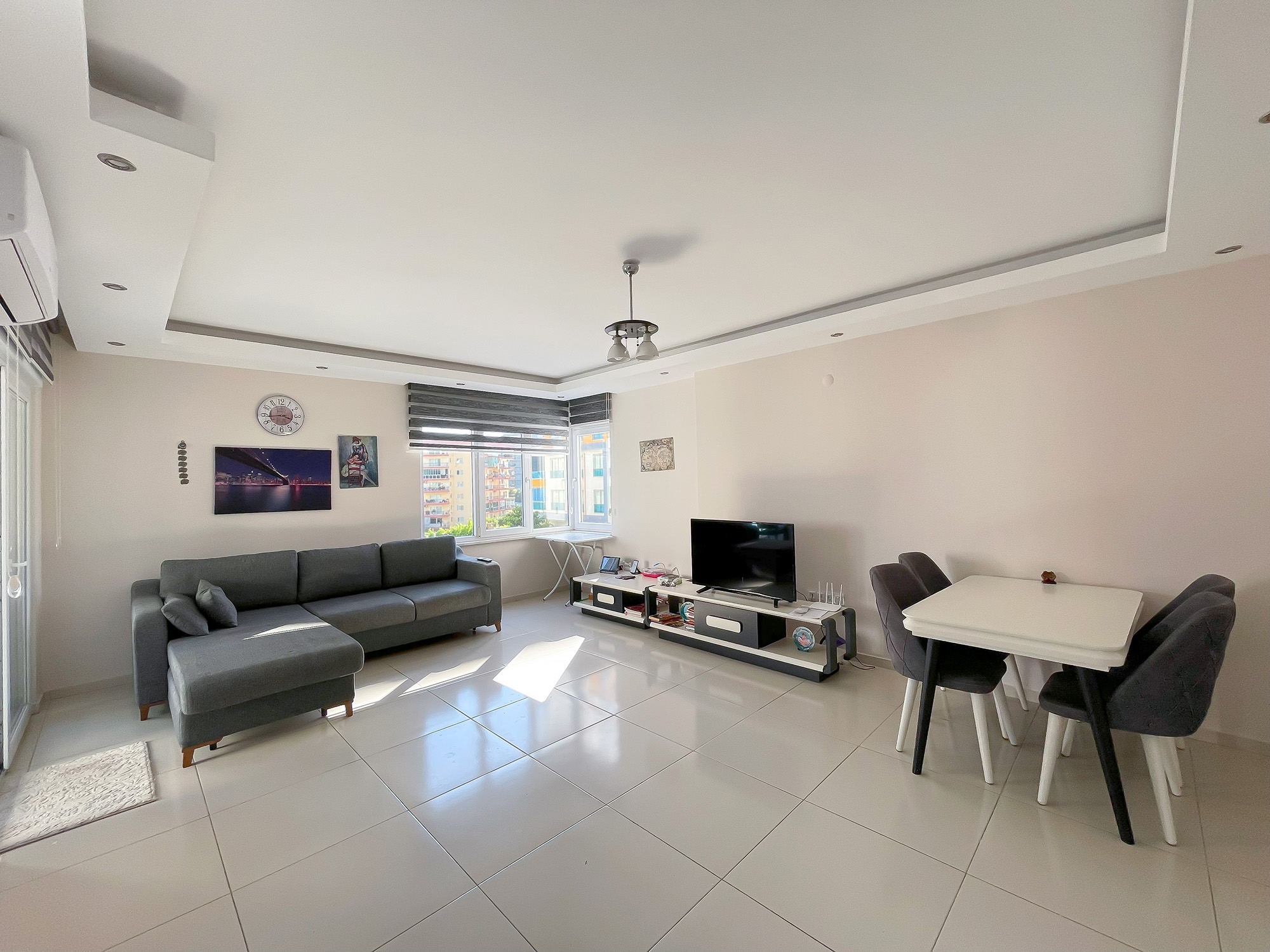 Luxuriöses 2+1 Apartment mit Bergblick in Tosmur, Alanya