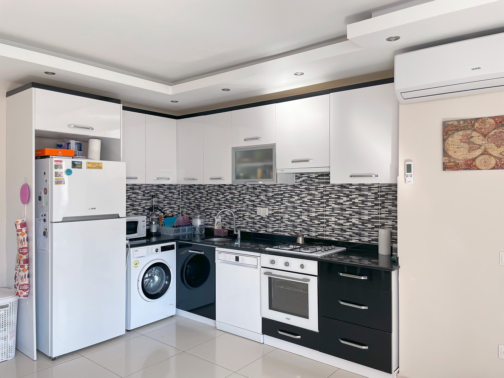 Luxuriöses 2+1 Apartment mit Bergblick in Tosmur, Alanya