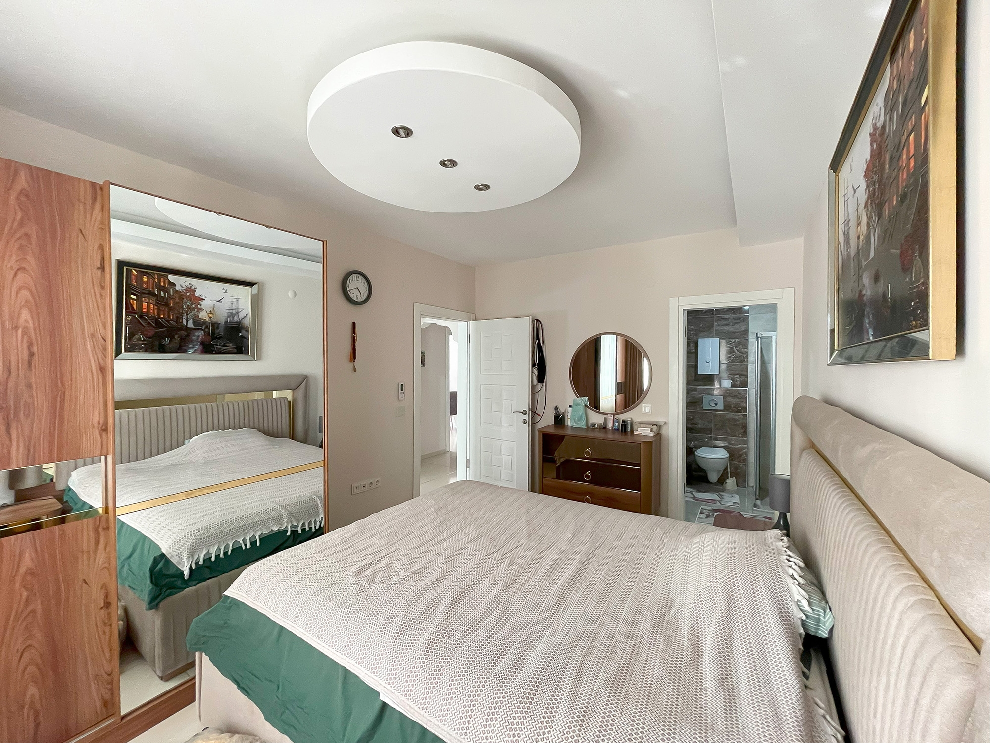 Luxuriöses 2+1 Apartment mit Bergblick in Tosmur, Alanya