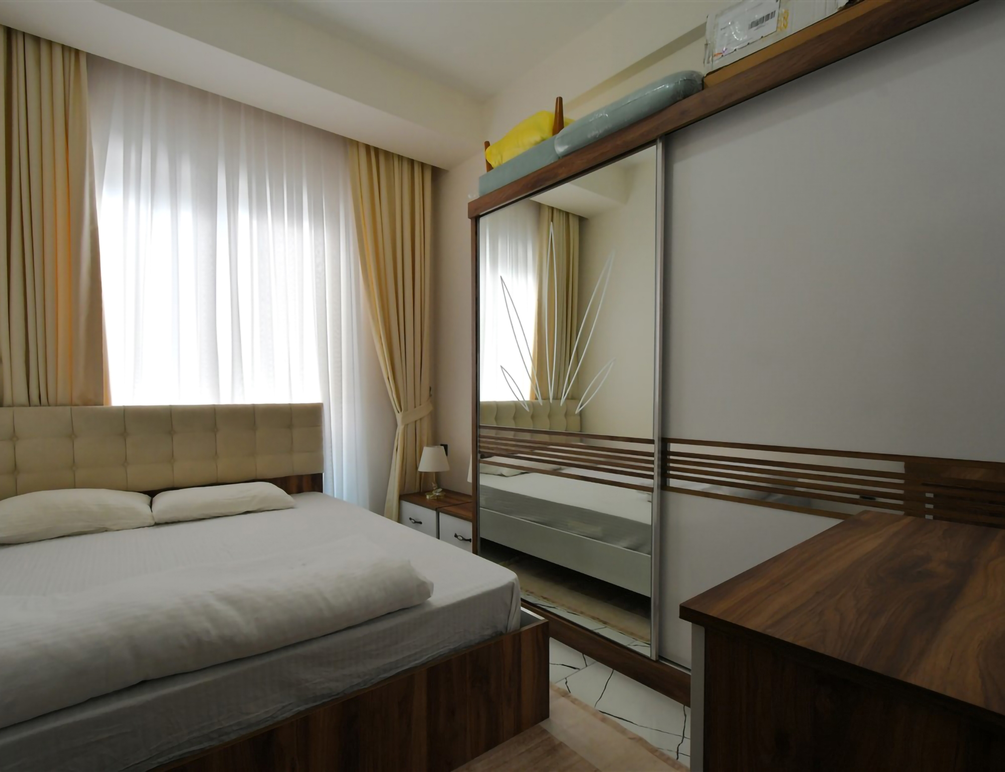 Luxuriöse 1+1 Wohnung mit Bergblick in Alanya, Oba
