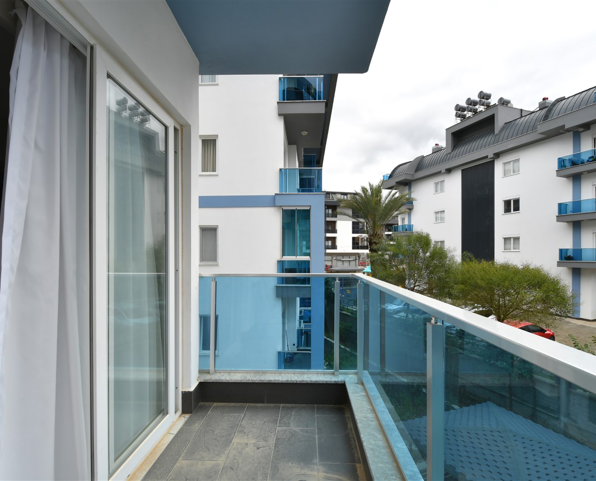 Luxuriöse 1+1 Wohnung mit Bergblick in Alanya, Oba