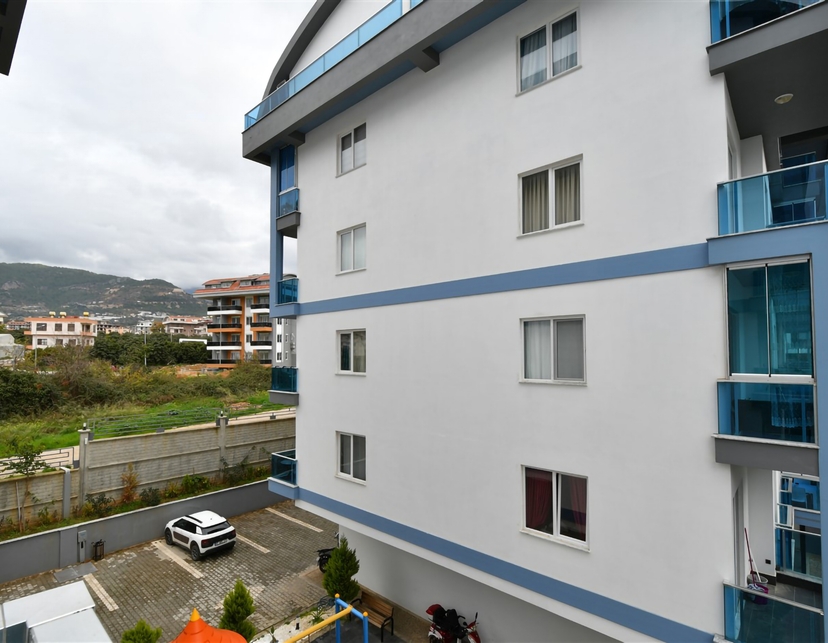 Luxuriöse 1+1 Wohnung mit Bergblick in Alanya, Oba