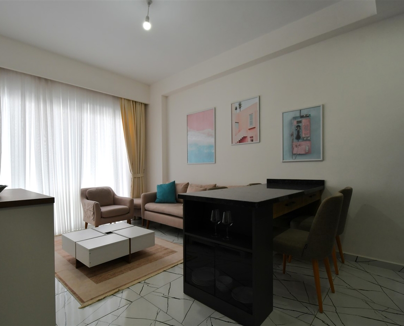 Luxury 1+1 Apartment with Mountain View in Oba, Alanya