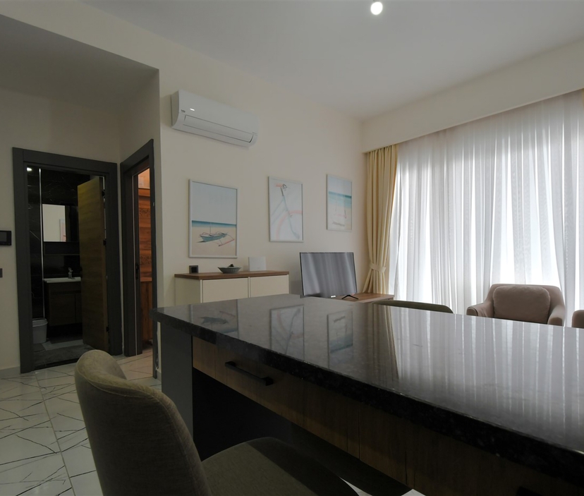 Luxury 1+1 Apartment with Mountain View in Oba, Alanya