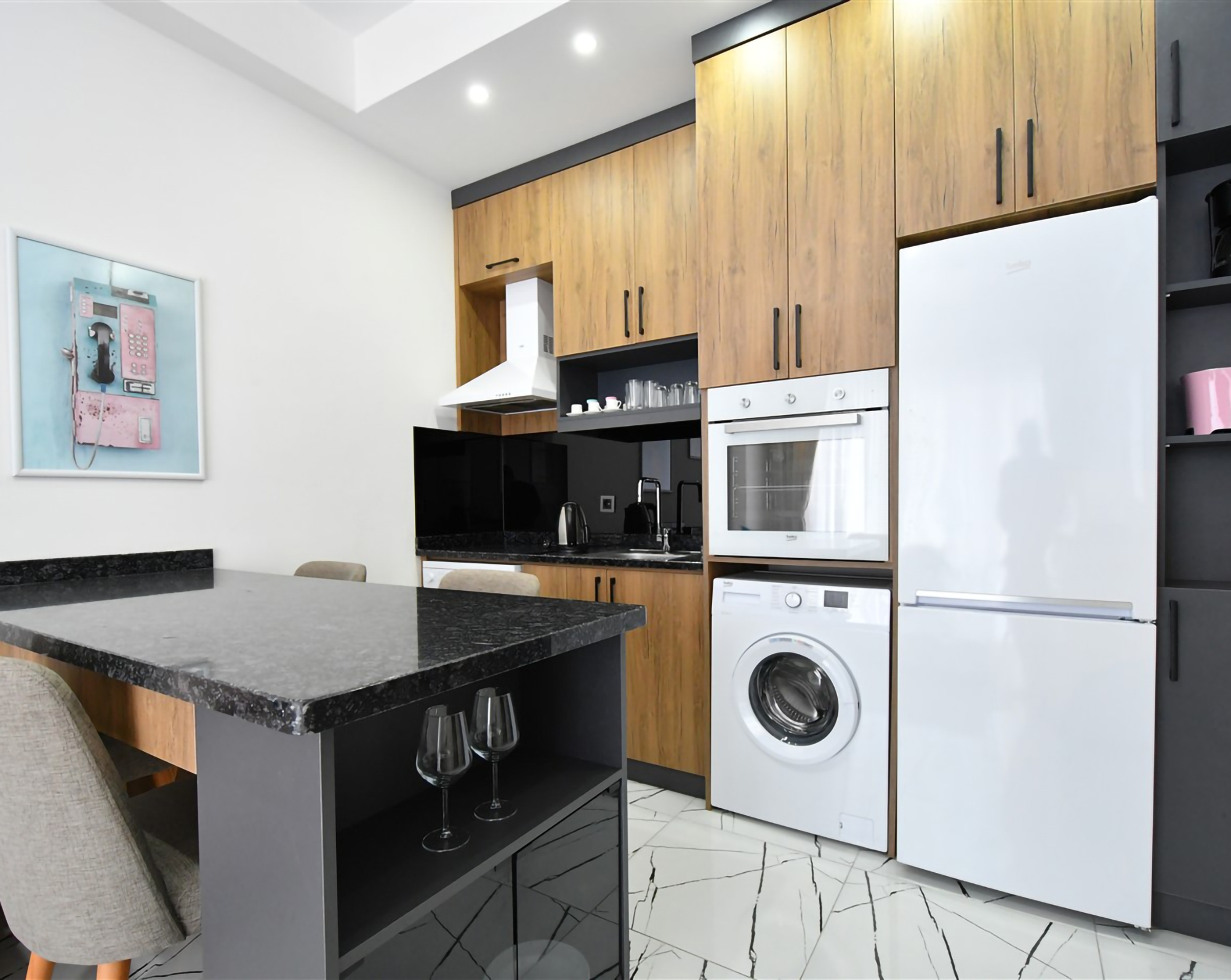 Luxury 1+1 Apartment with Mountain View in Oba, Alanya