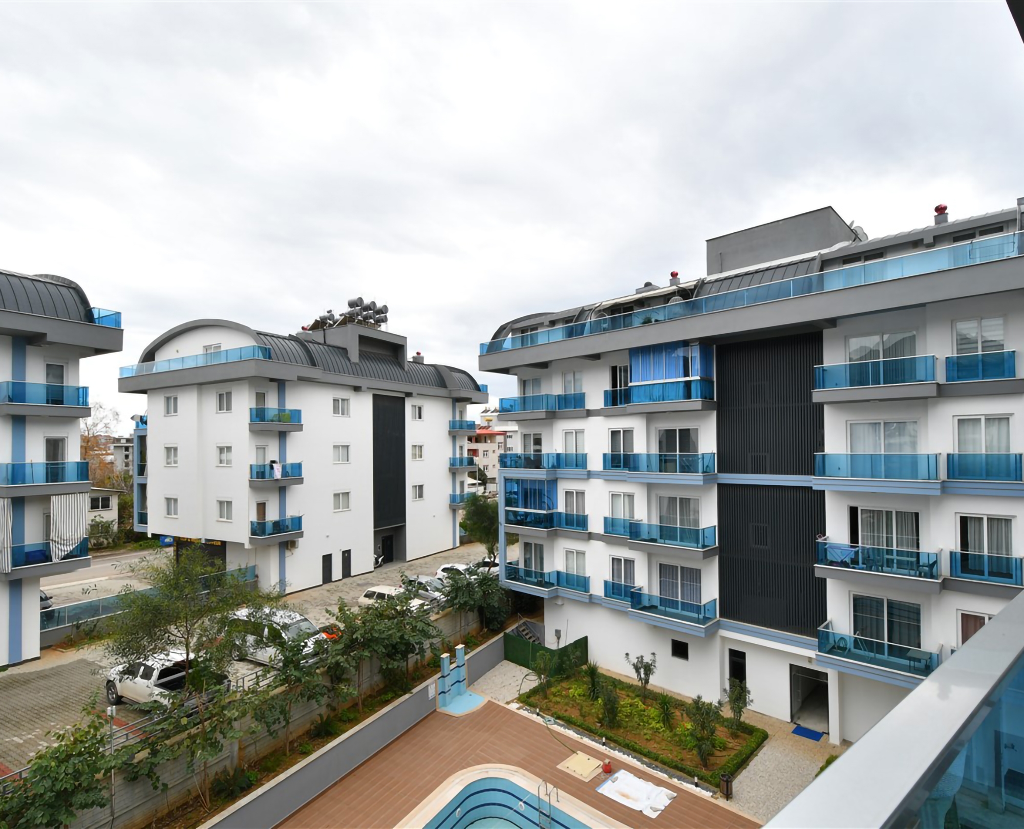 Luxury 1+1 Apartment with Mountain View in Oba, Alanya