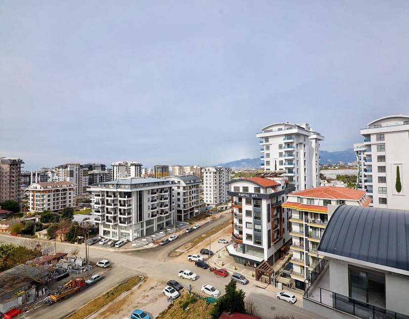 Luxuriöses 1+1 Apartment mit Bergblick, Alanya - Mahmutlar