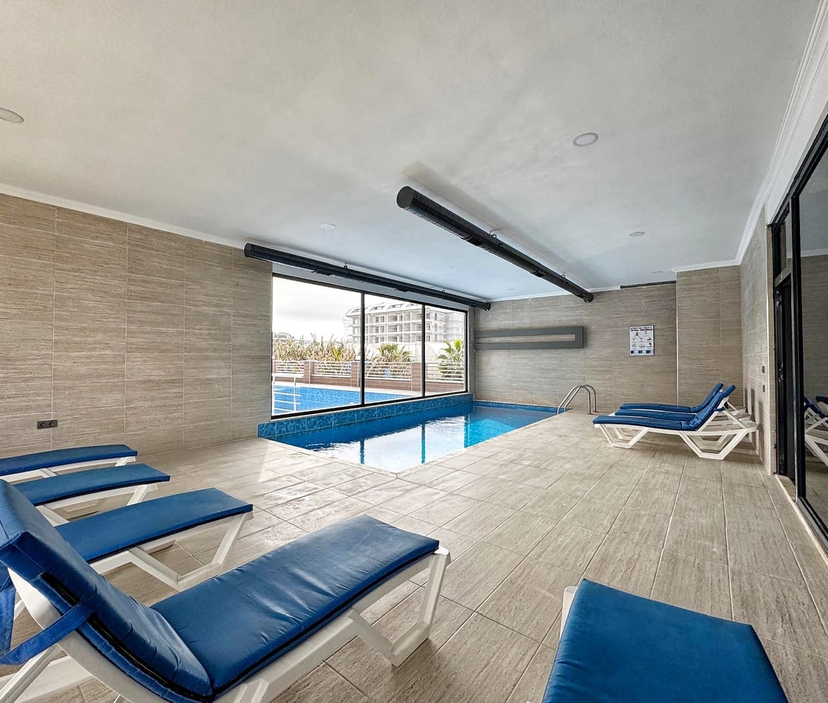 Luxury 2+1 Apartment with Mountain View in Kargicak