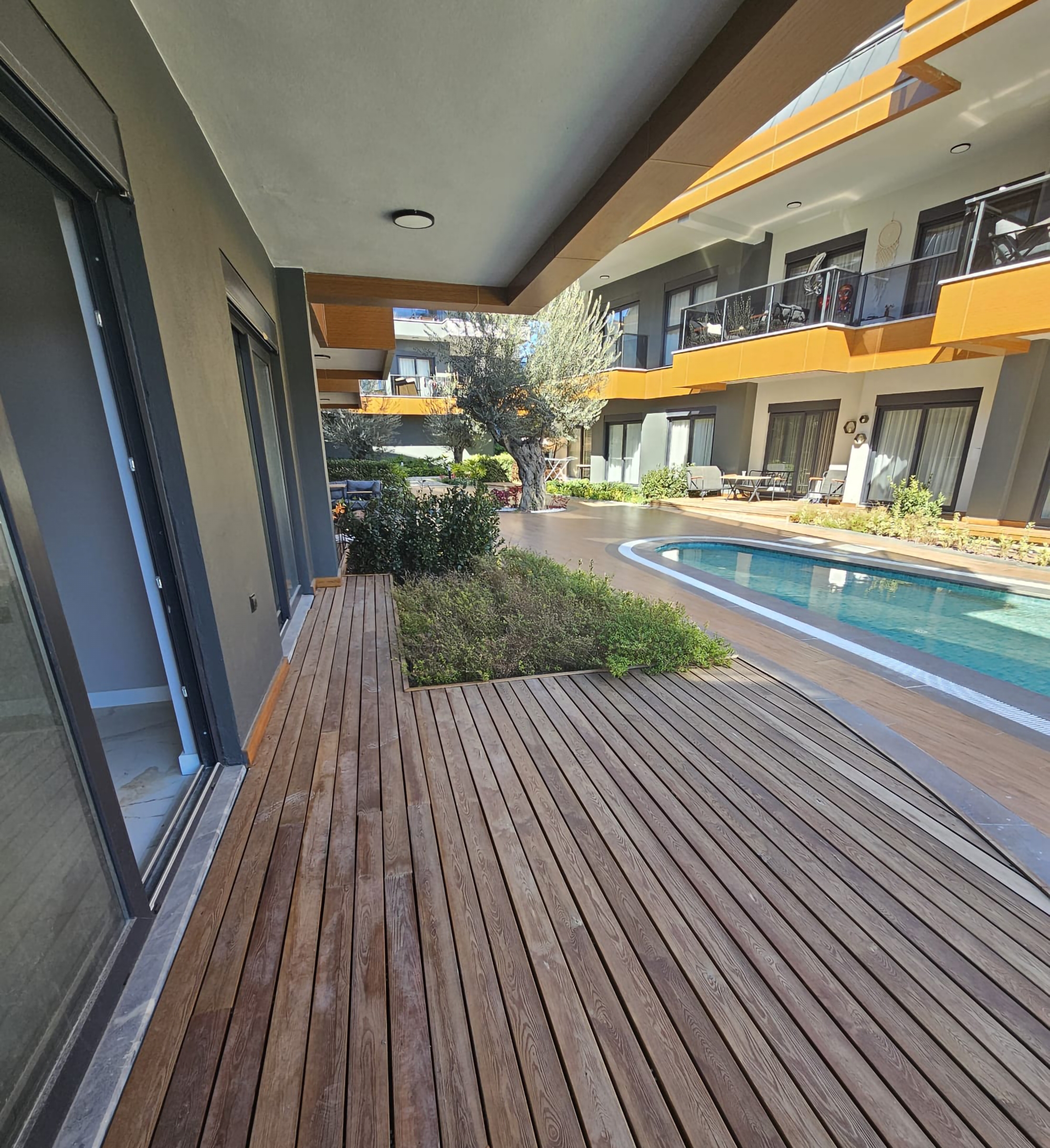Luxuriöses 1+1 Apartment mit Bergblick in Avsallar, Alanya