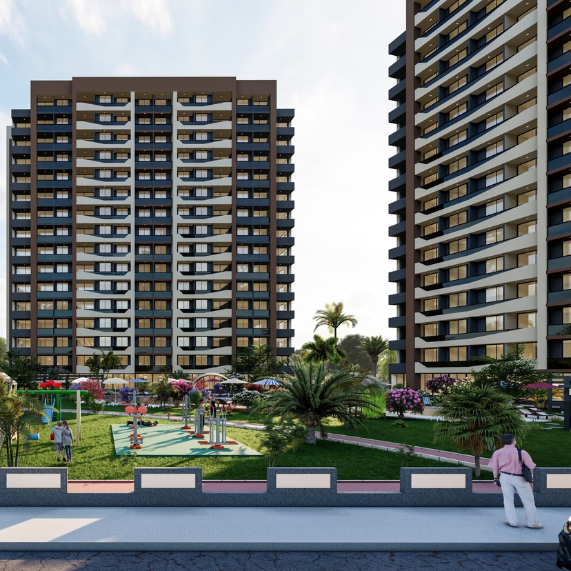 Luxury 1+1 Apartment with Pool and Fitness in Mersin-Tomuk