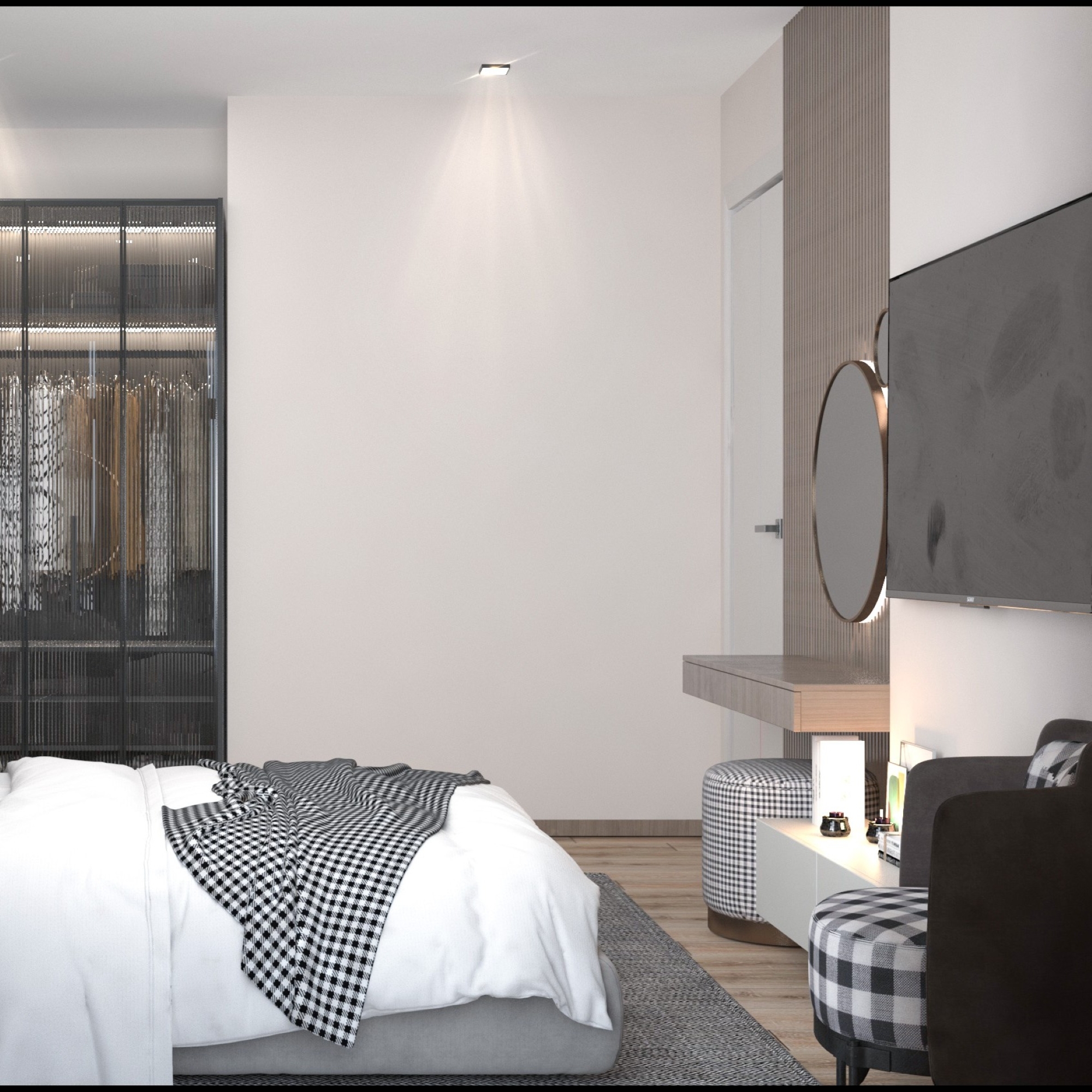 Luxury 1+1 Apartment with Pool, Fitness, and Sauna in Mersin - Tomuk
