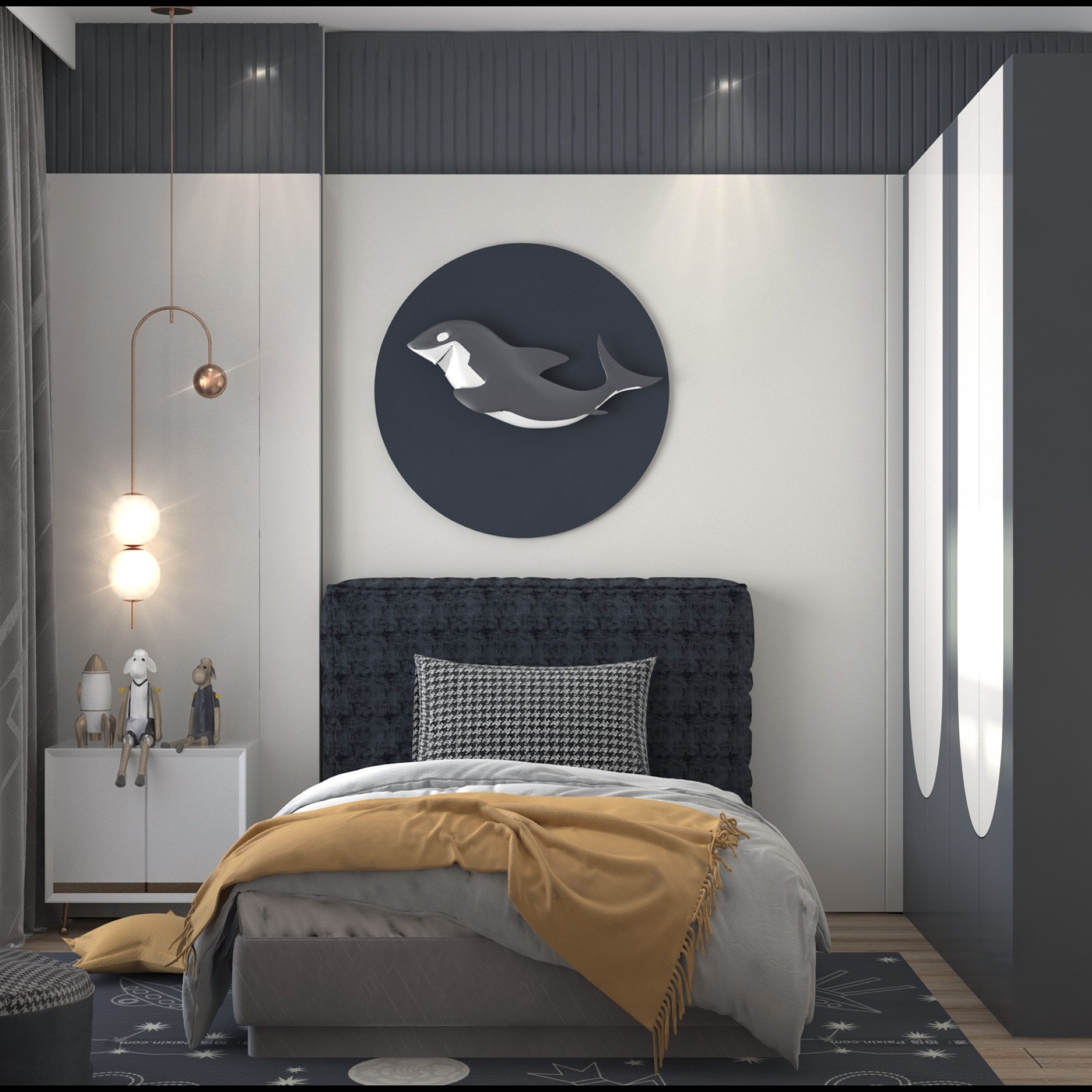 Luxury 1+1 Apartment with Pool, Fitness, and Sauna in Mersin - Tomuk
