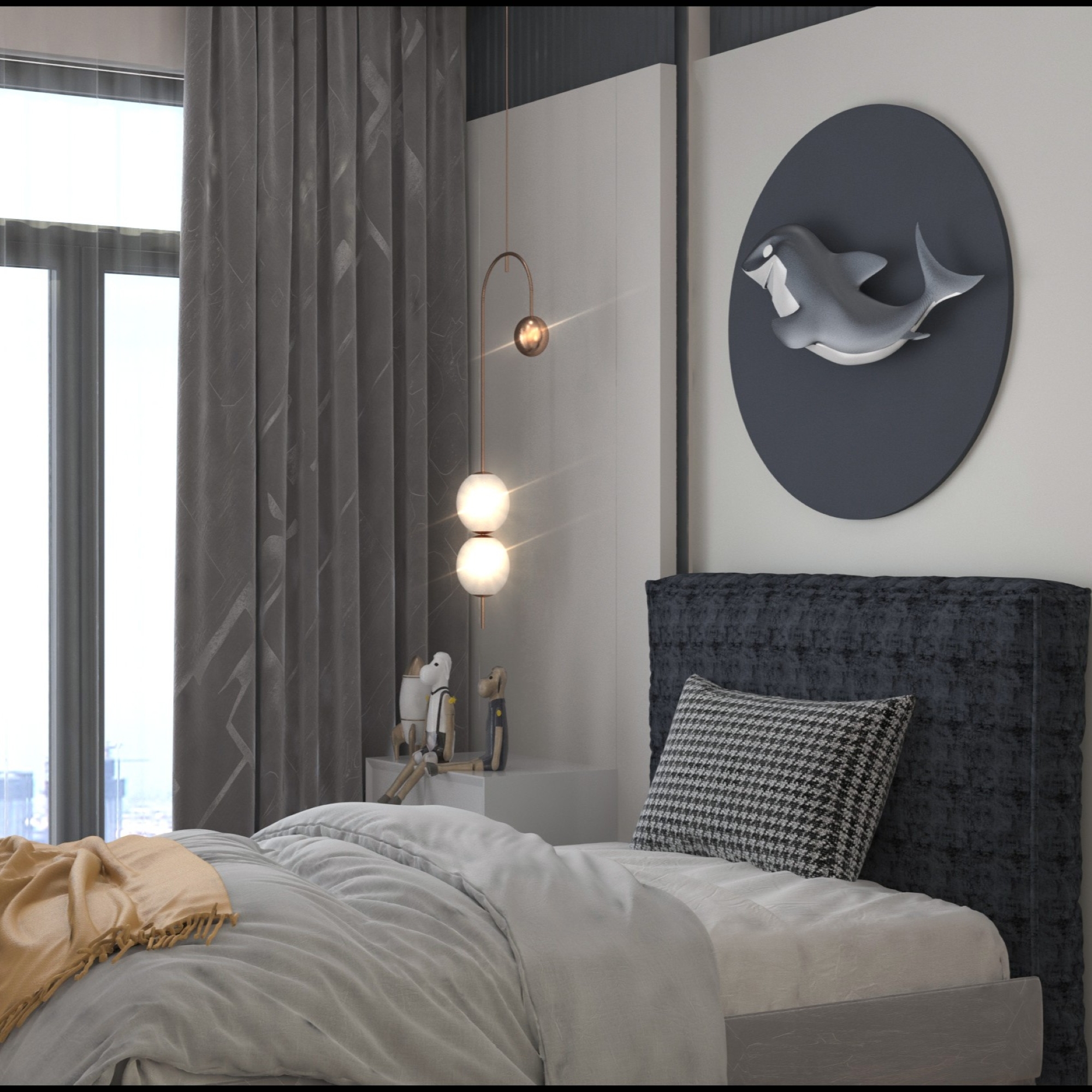 Luxury 1+1 Apartment with Pool, Fitness, and Sauna in Mersin - Tomuk