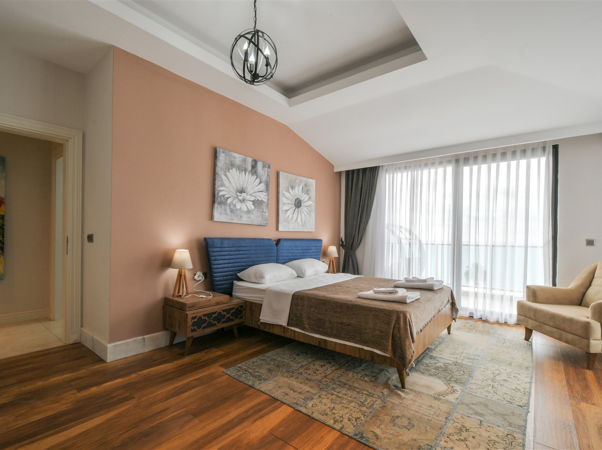 Luxuriöses 4+1 Penthouse mit atemberaubendem Meerblick und Burgblick, Alanya - Kestel