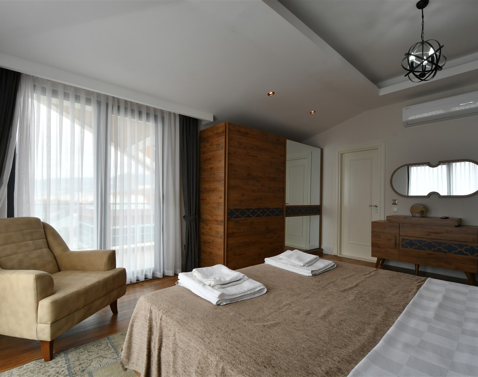 Luxuriöses 4+1 Penthouse mit atemberaubendem Meerblick und Burgblick, Alanya - Kestel