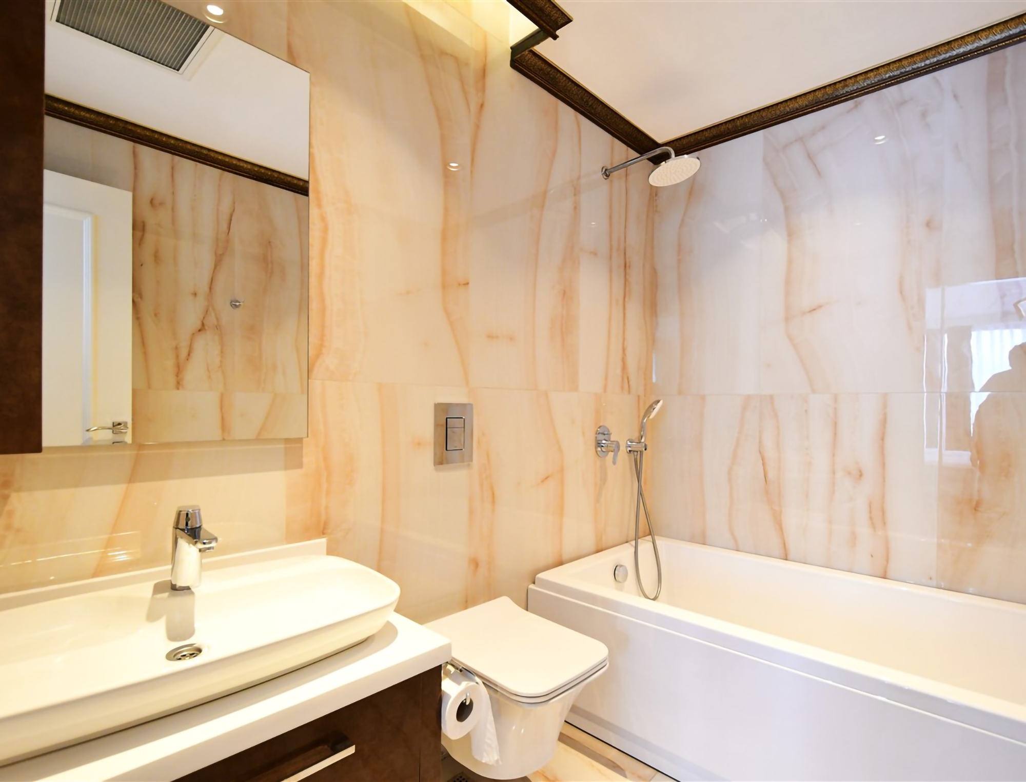 Luxuriöses 4+1 Penthouse mit atemberaubendem Meerblick und Burgblick, Alanya - Kestel