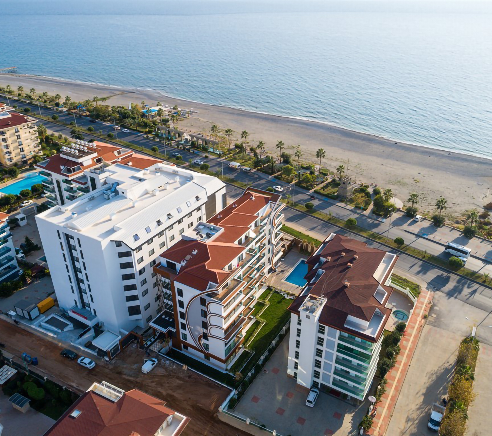 Ylellinen 1+1 puutarhakerros vuorinäköalalla, Alanya - Kestel