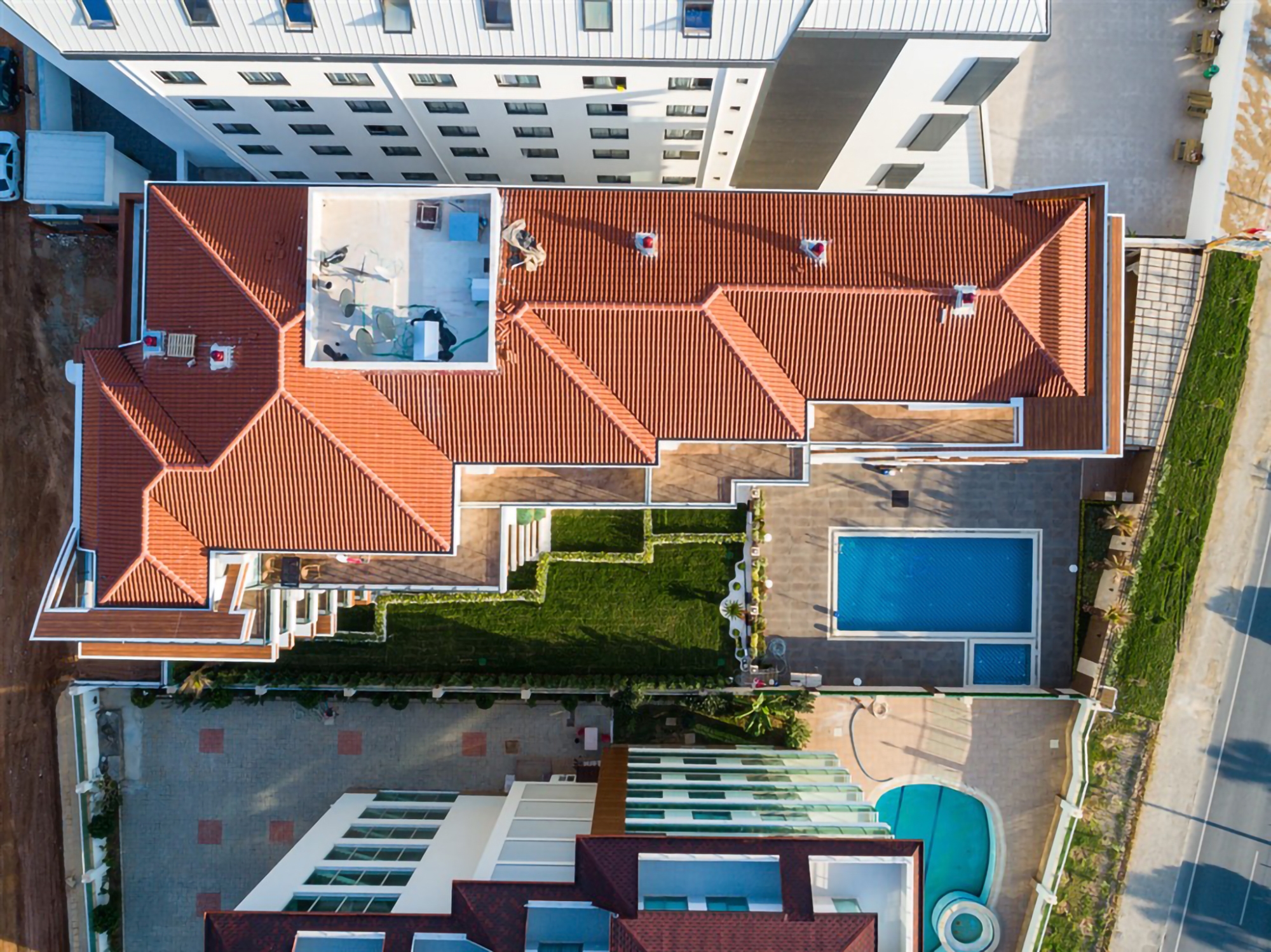 Ylellinen 1+1 puutarhakerros vuorinäköalalla, Alanya - Kestel