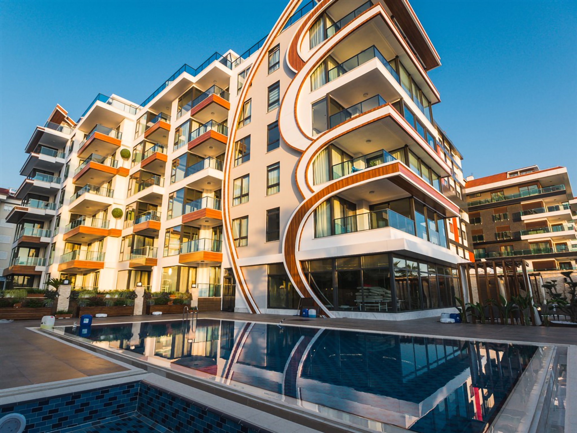 Ylellinen 1+1 puutarhakerros vuorinäköalalla, Alanya - Kestel