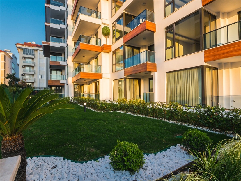 Ylellinen 1+1 puutarhakerros vuorinäköalalla, Alanya - Kestel