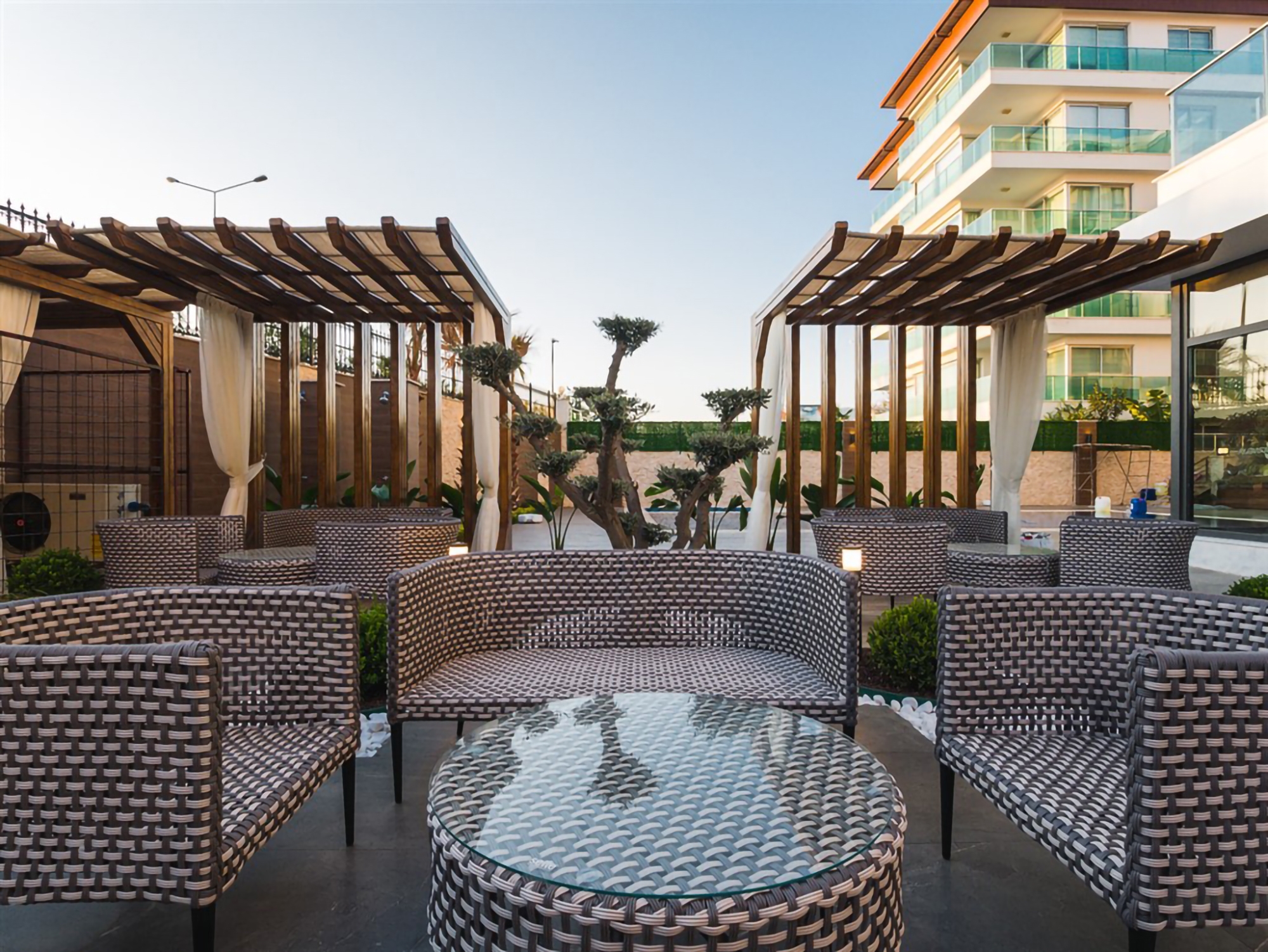 Ylellinen 1+1 puutarhakerros vuorinäköalalla, Alanya - Kestel